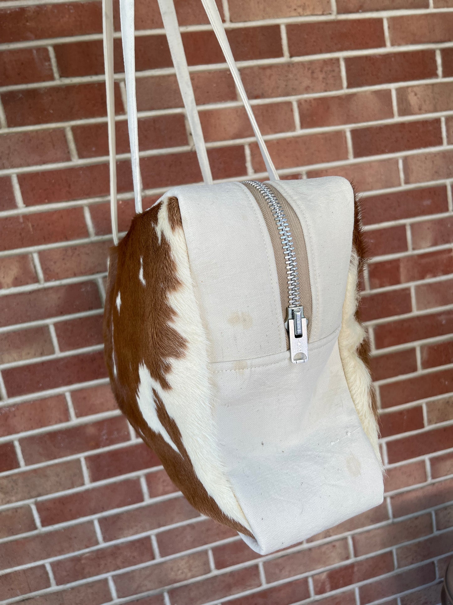 Cowhide & Canvas Carryall