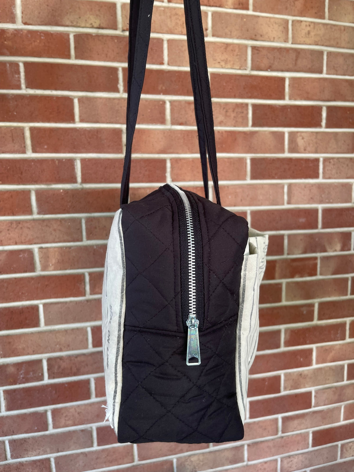 New York City Quilted Bowler Bag