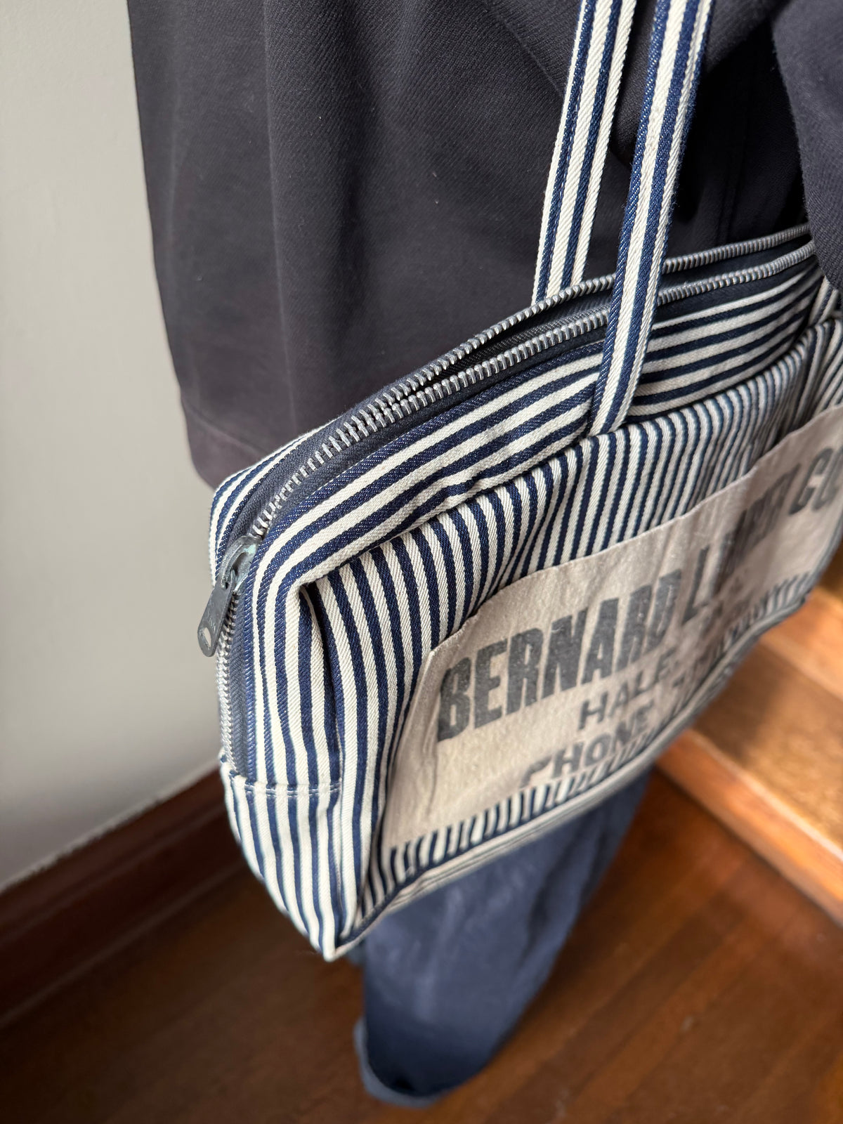 Lumber Co Striped Bowler Bag
