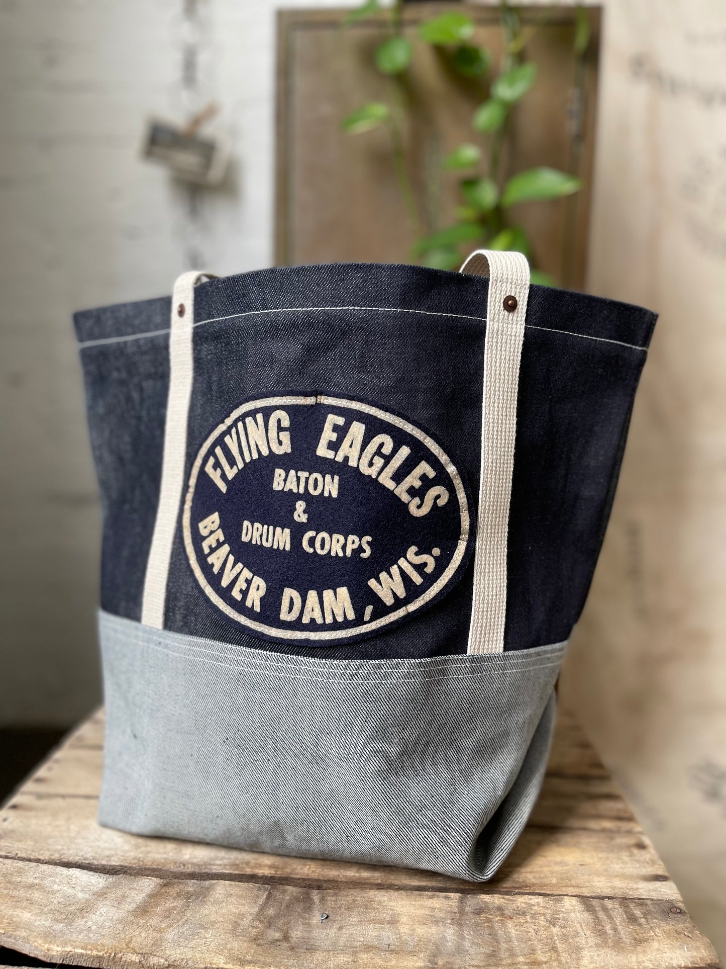 Raw Denim Tote