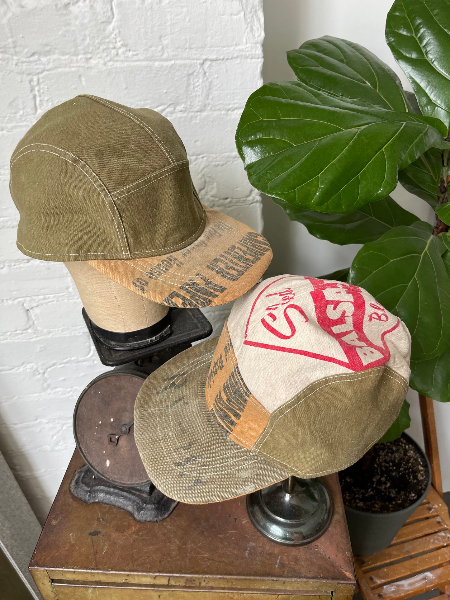 Olive Canvas Hat