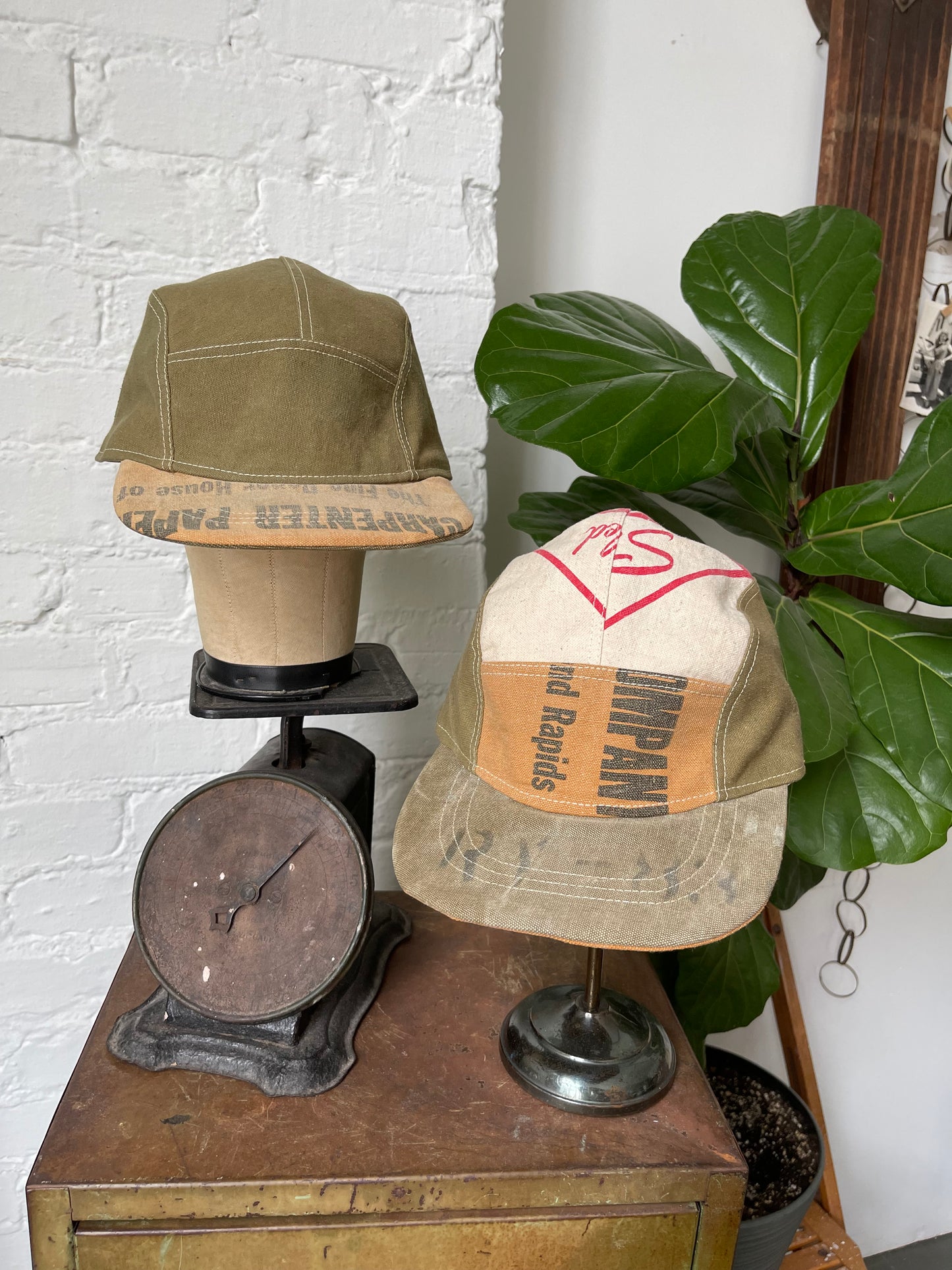 Olive Canvas Hat