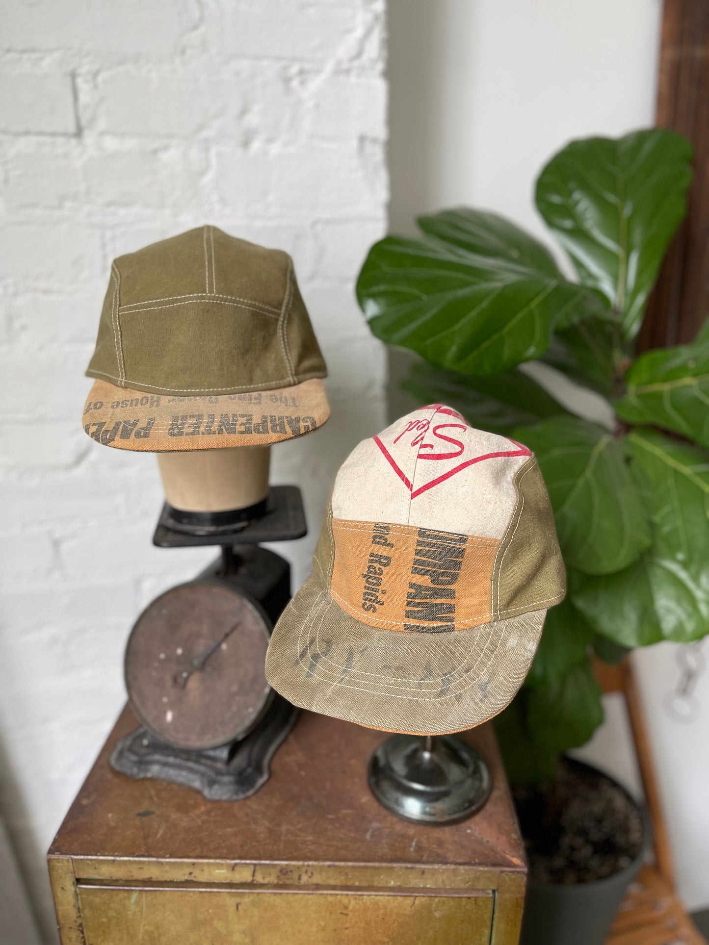Olive Canvas Hat