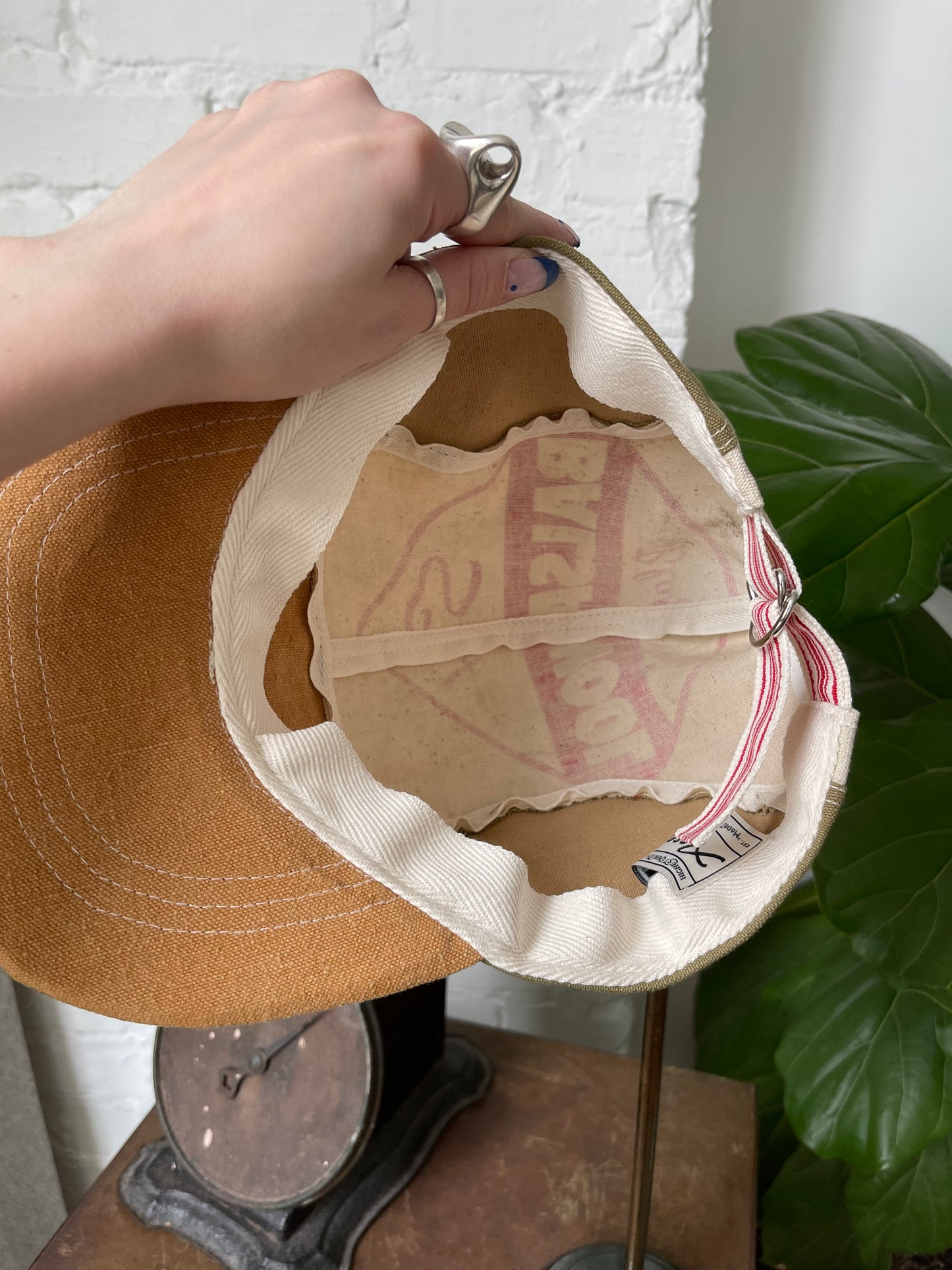 Olive Canvas Hat