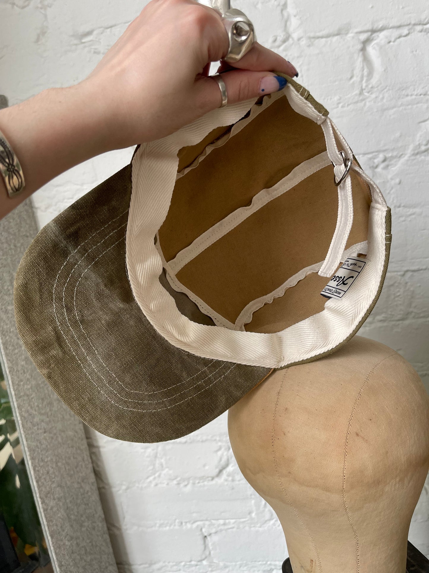 Olive Canvas Hat