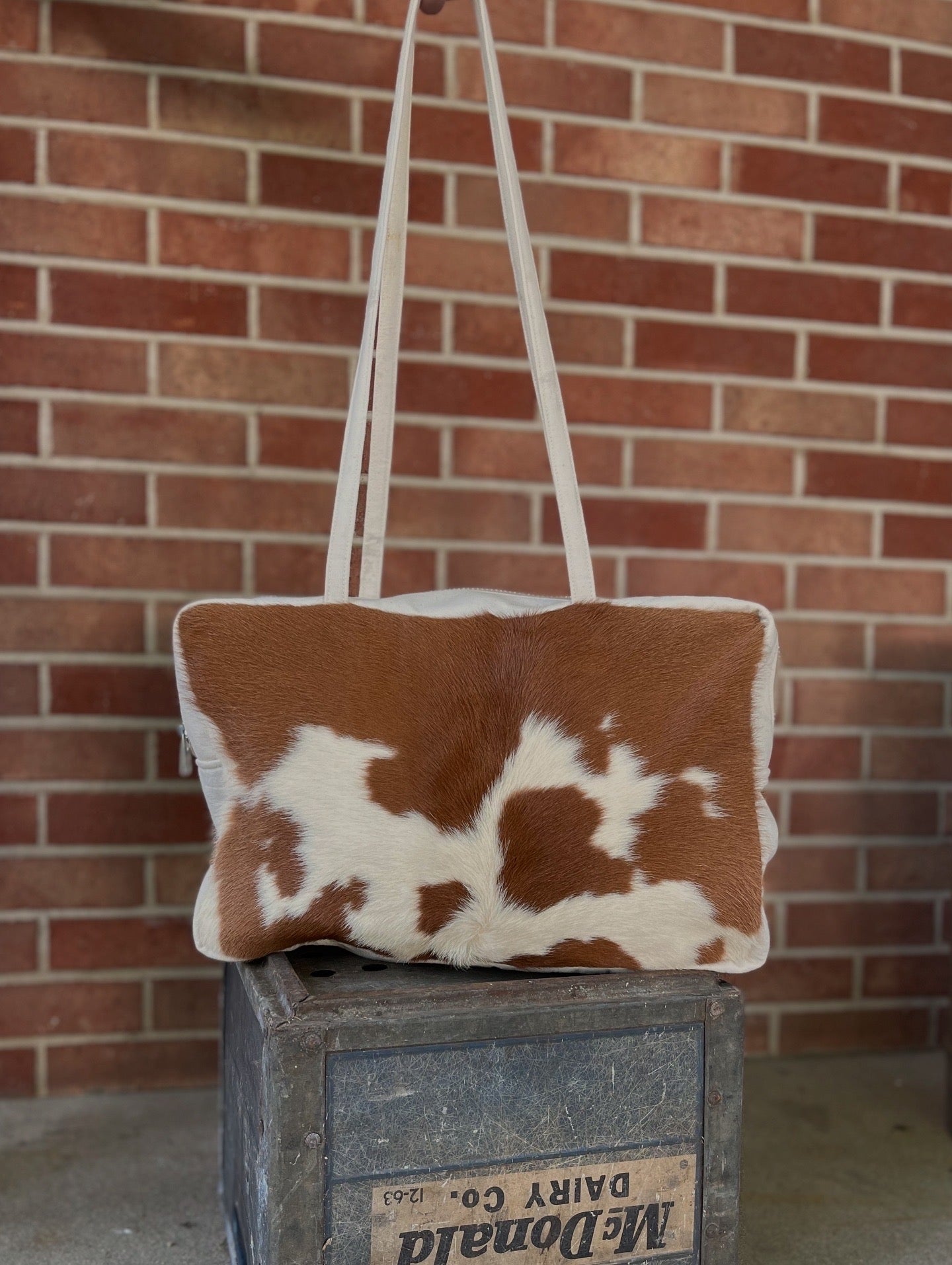 Cowhide & Canvas Carryall