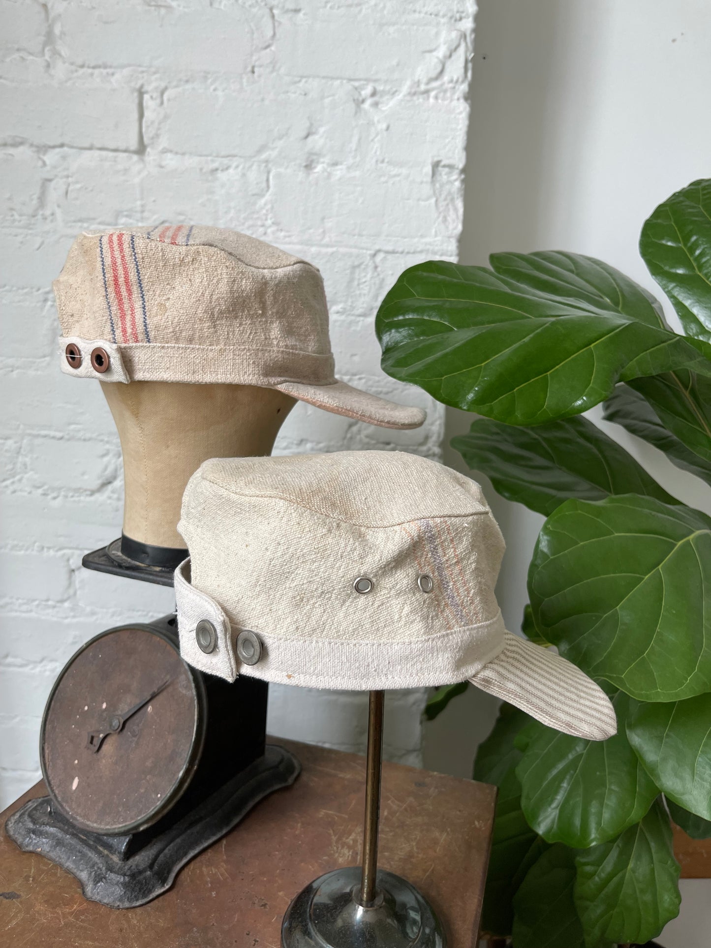 Feedsack Painter's Cap