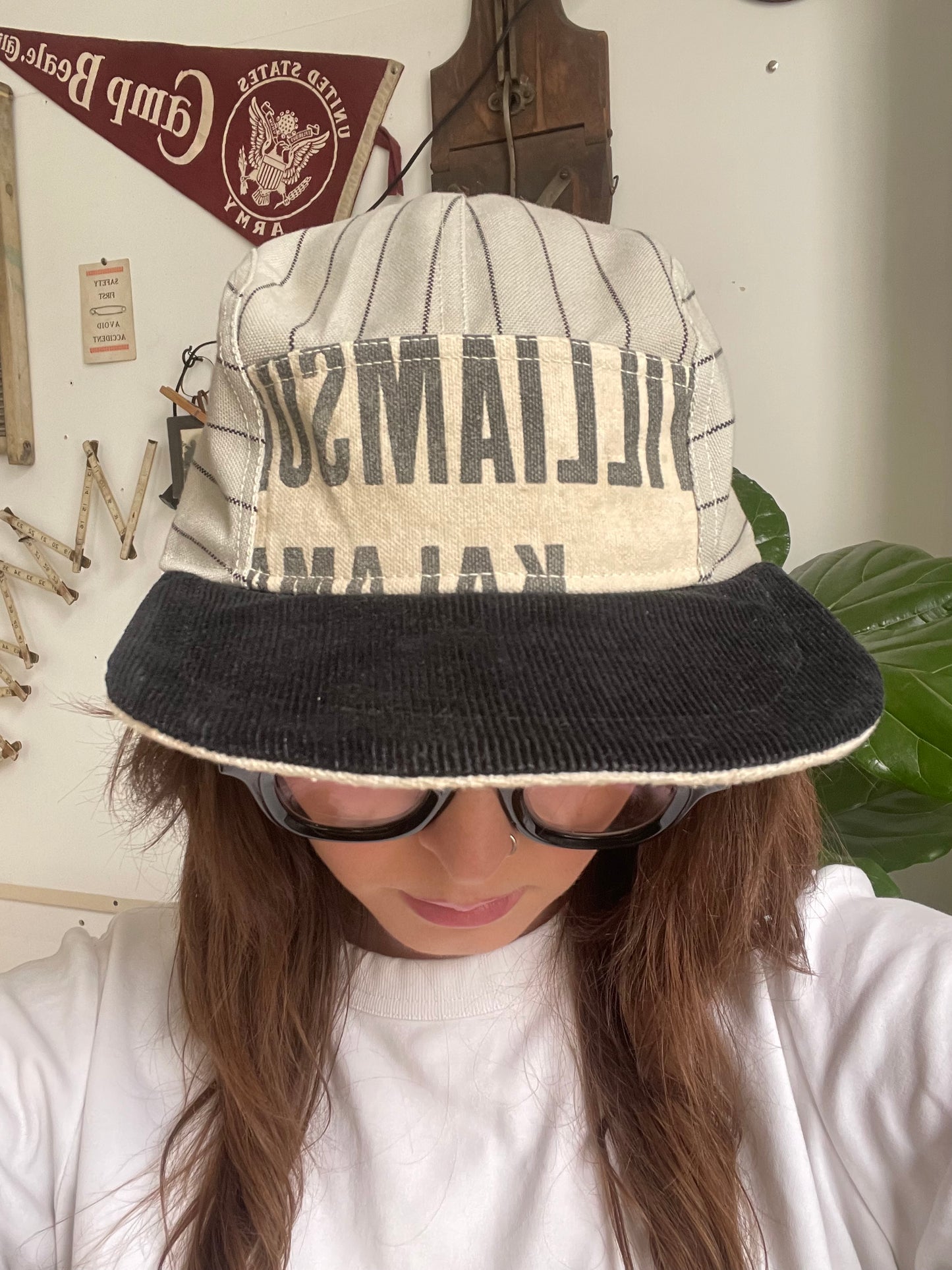 Striped Corduroy Hat