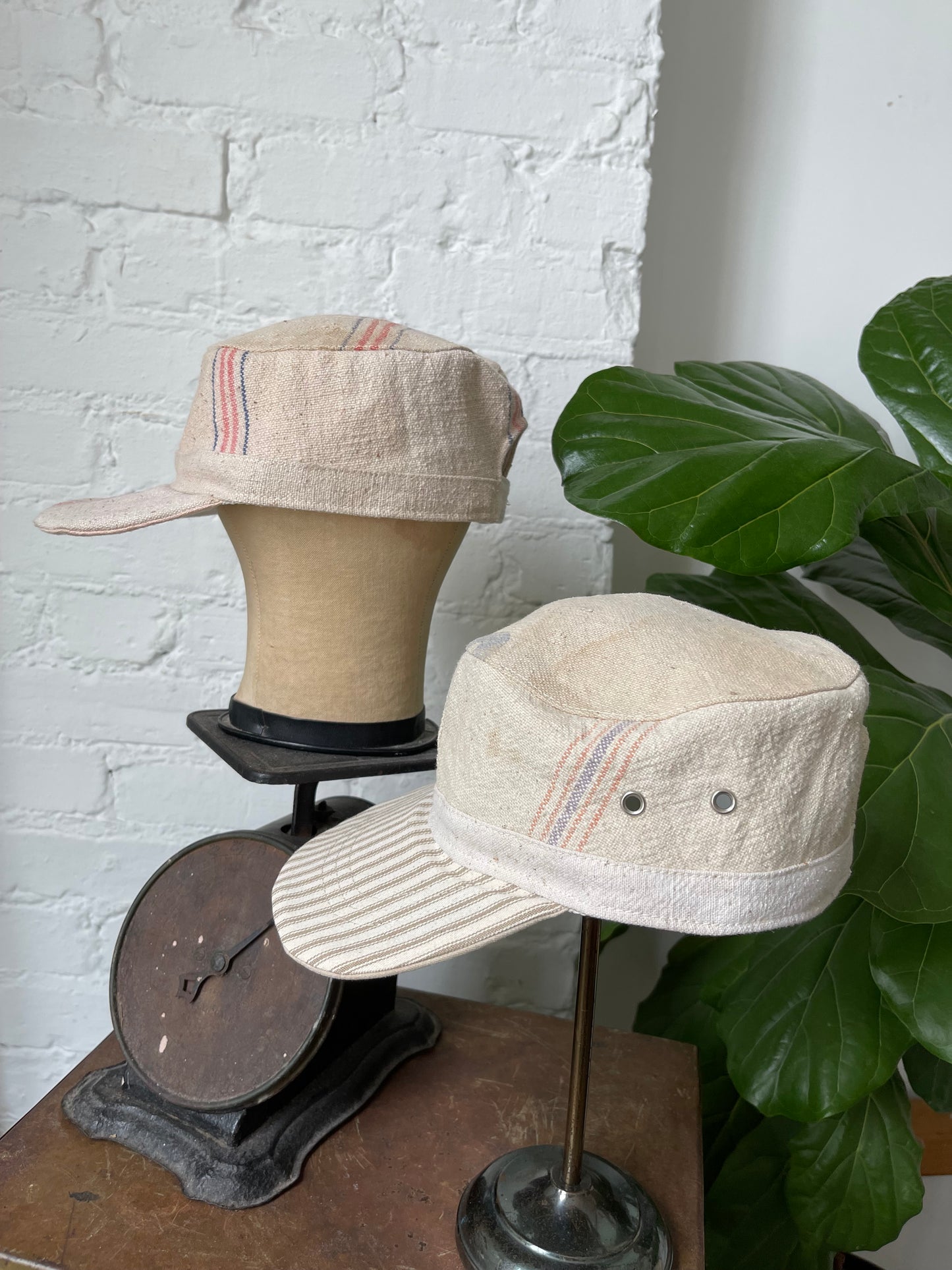Feedsack Painter's Cap