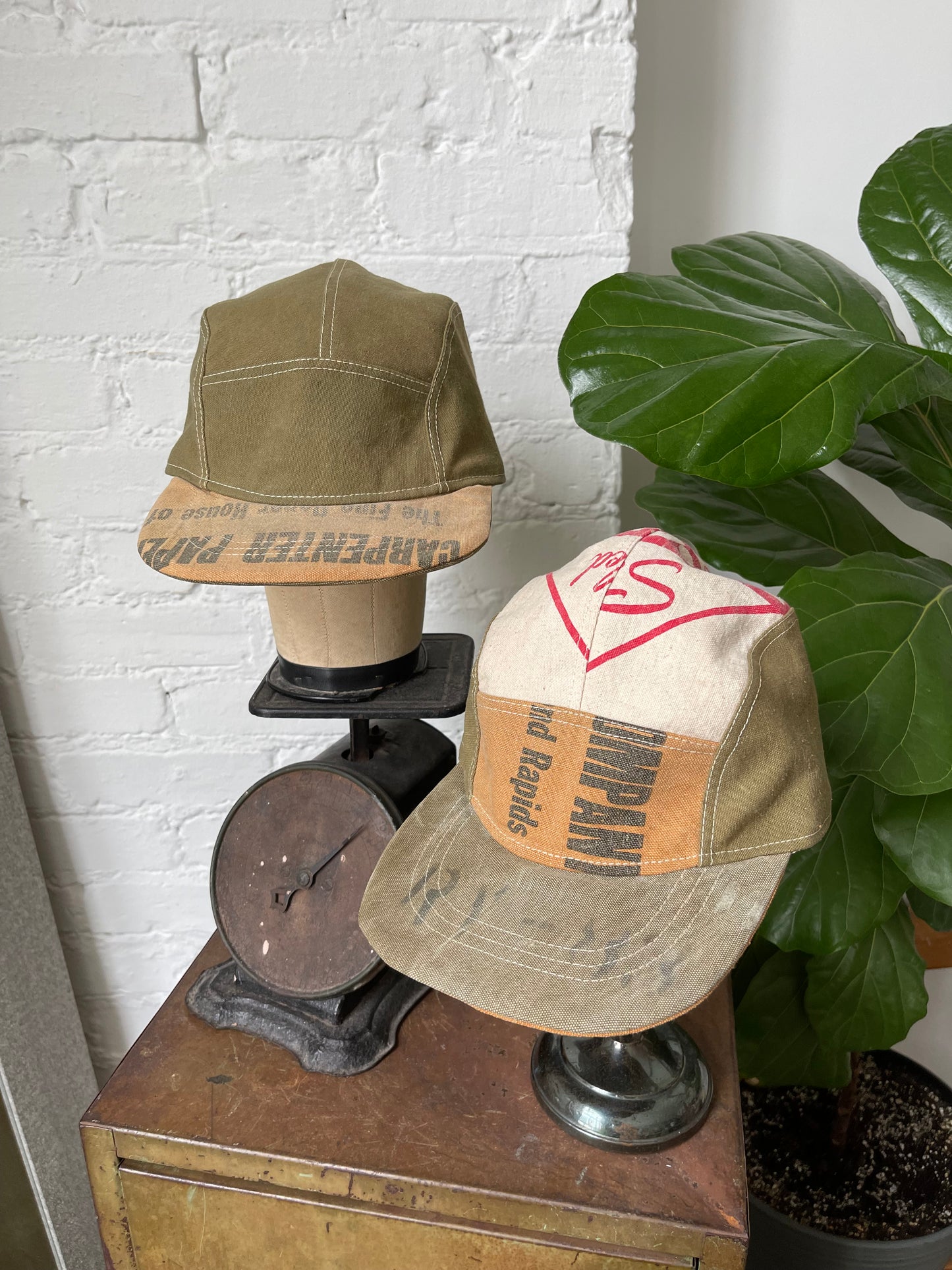 Olive Canvas Hat