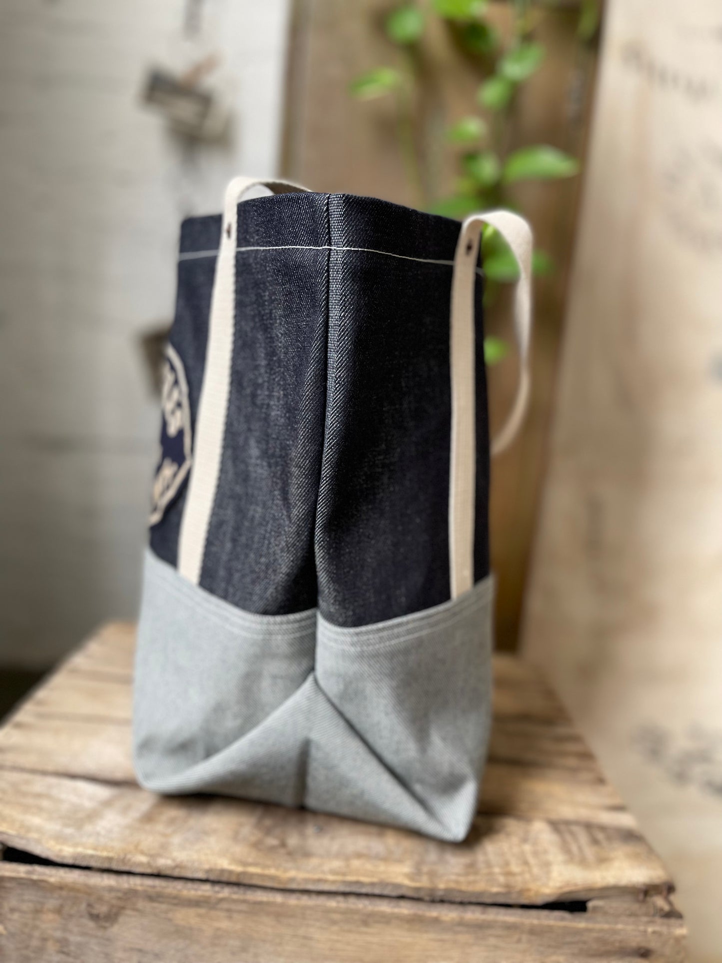 Raw Denim Tote