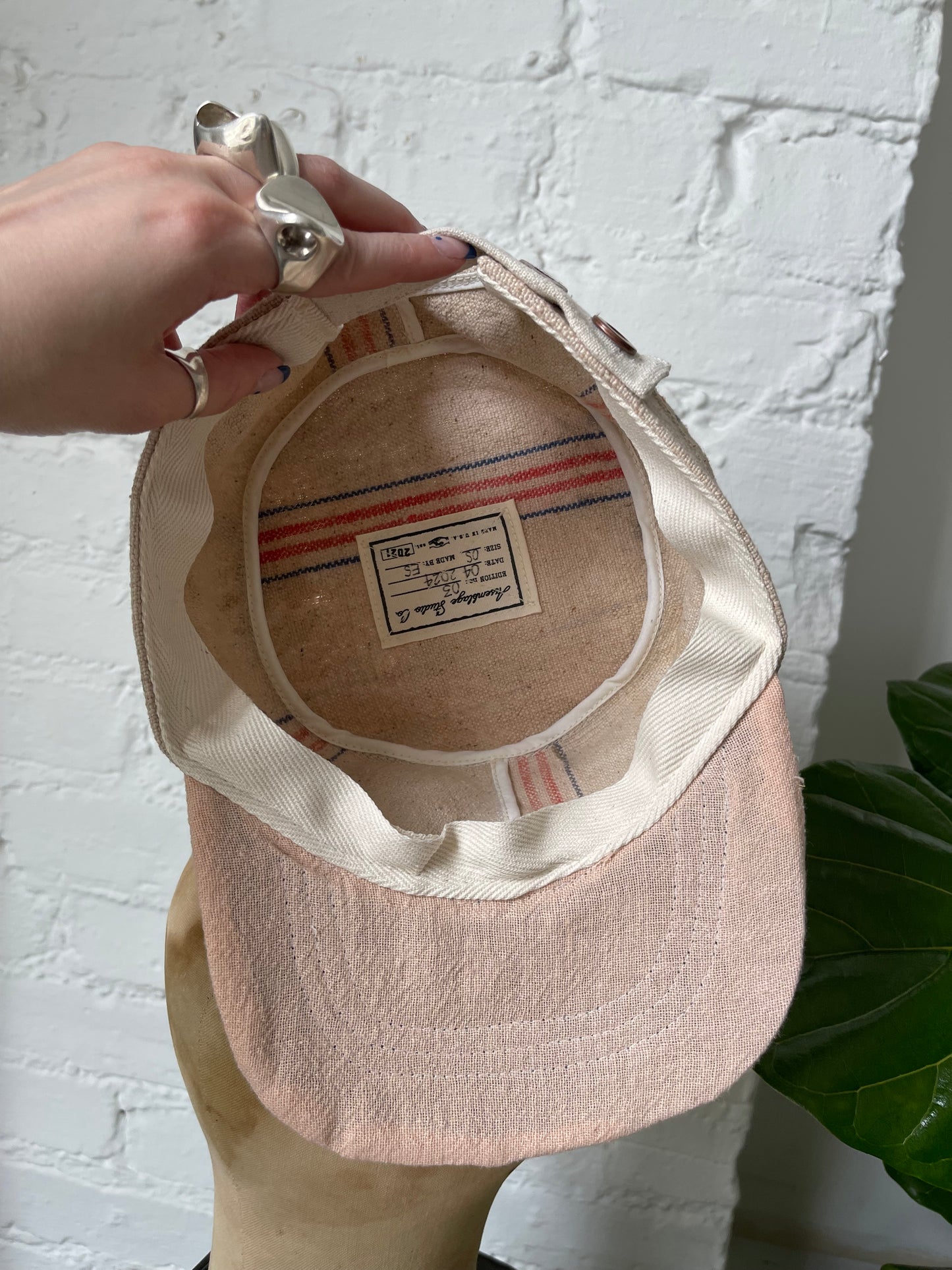 Feedsack Painter's Cap