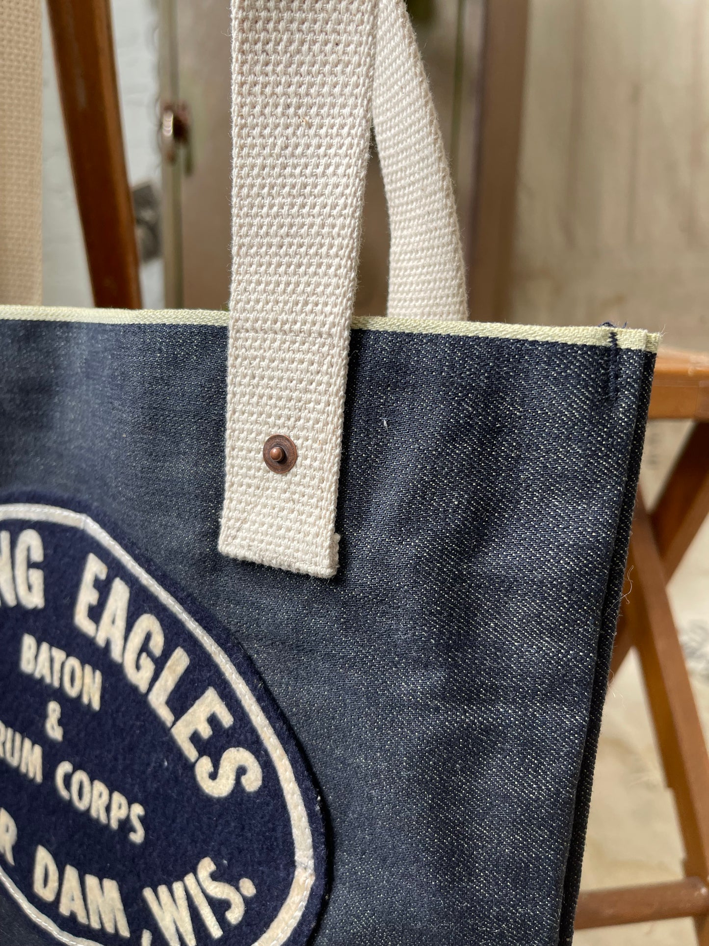 Selvedge Denim Shoulder Tote