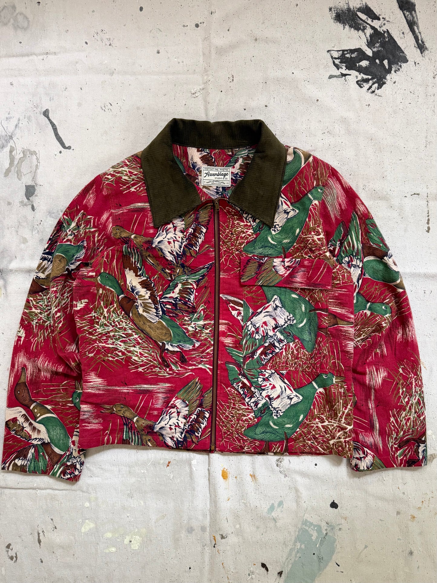 Maroon Mallard Jacket [S/M]