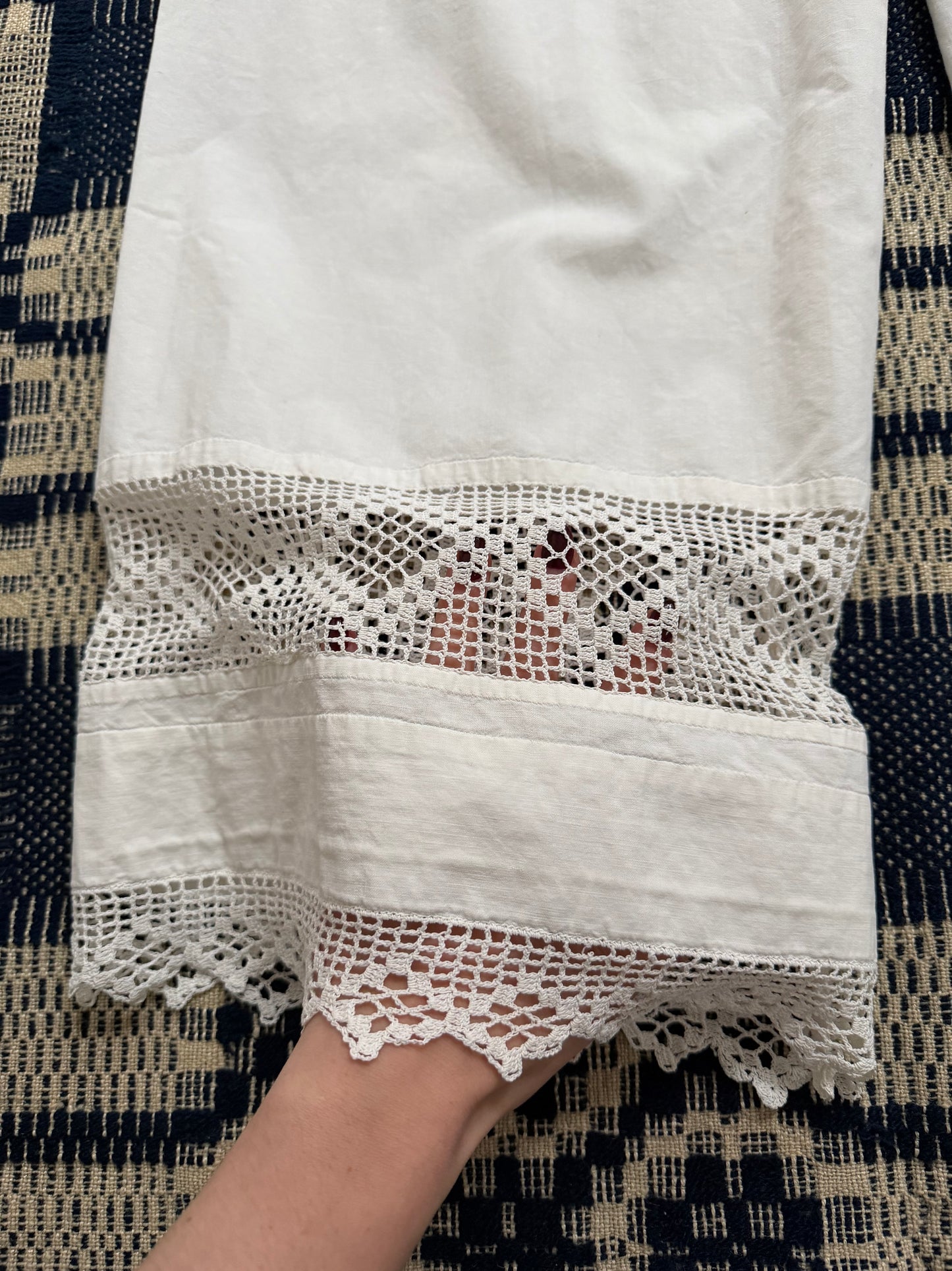 Double Crochet Hem Bloomer Pants [L]