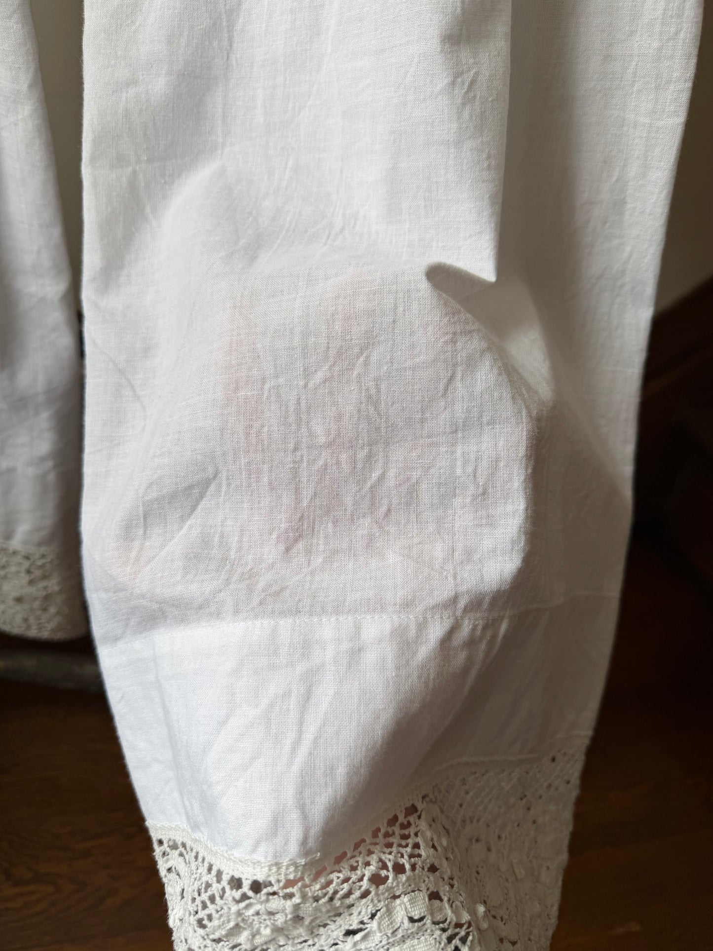 Crochet Hem Bloomer Pants w/ Apron [M/L]