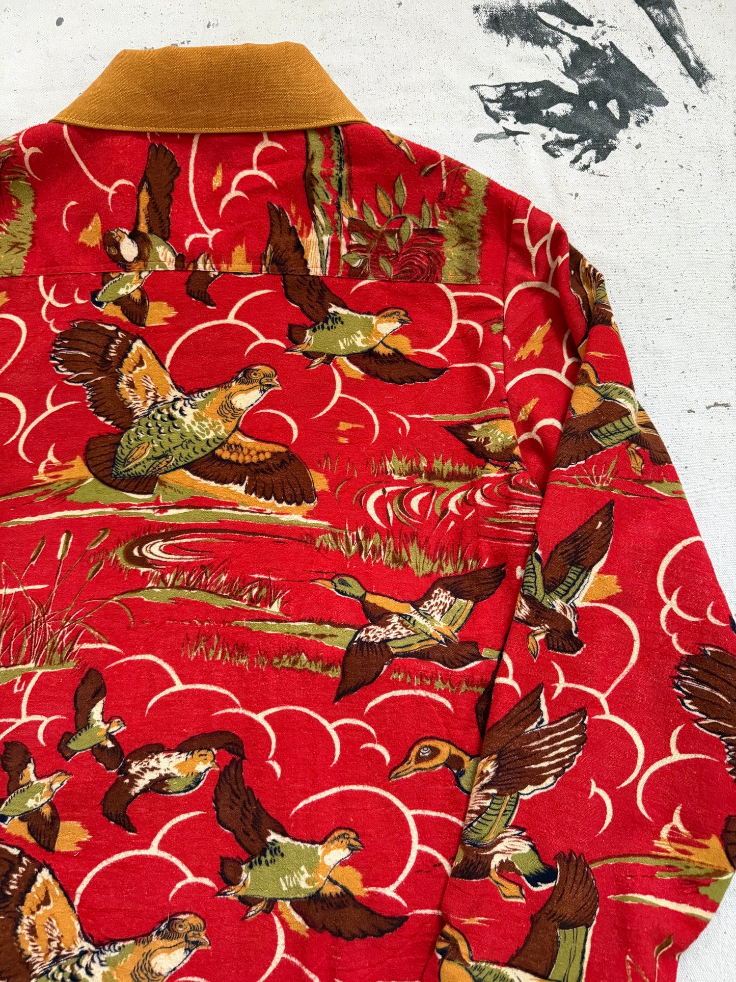 Red Duck Hunting Zip Up Jacket [L]