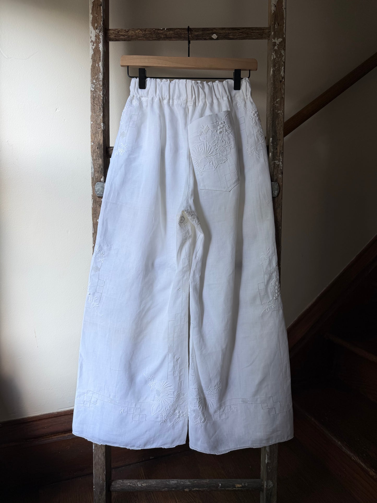 Heirloom Linen Bloomer Pants w/ Wrap Skirt [S/M]