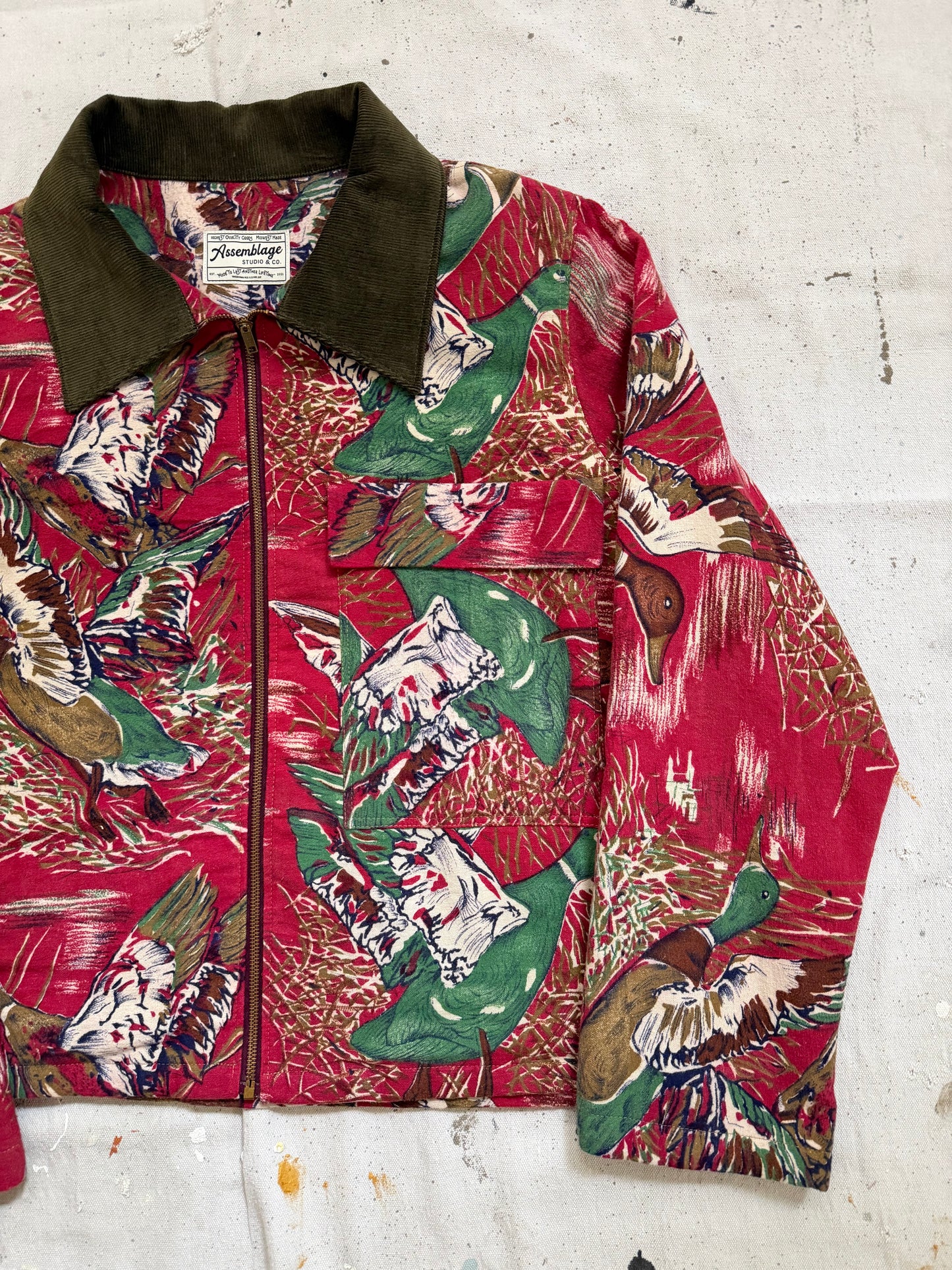 Maroon Mallard Jacket [S/M]