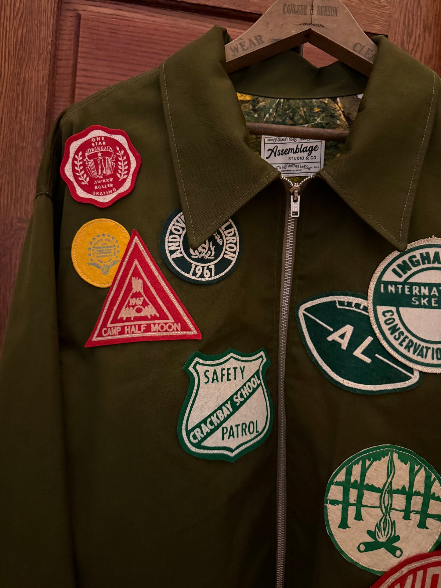 Olive Souvenir Camp Jacket [M]