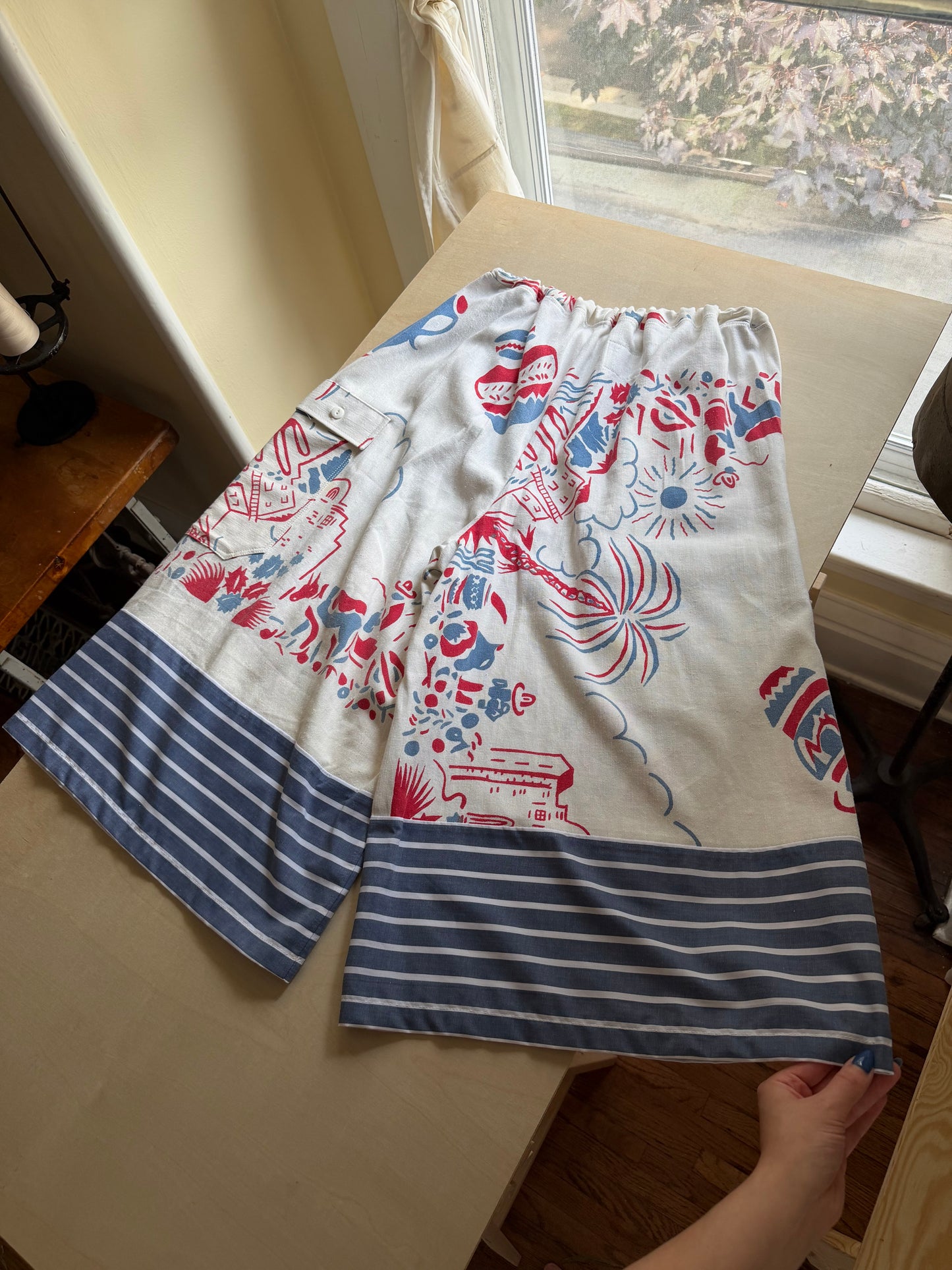 Southwestern Culotte Beach Pants [L/XL]