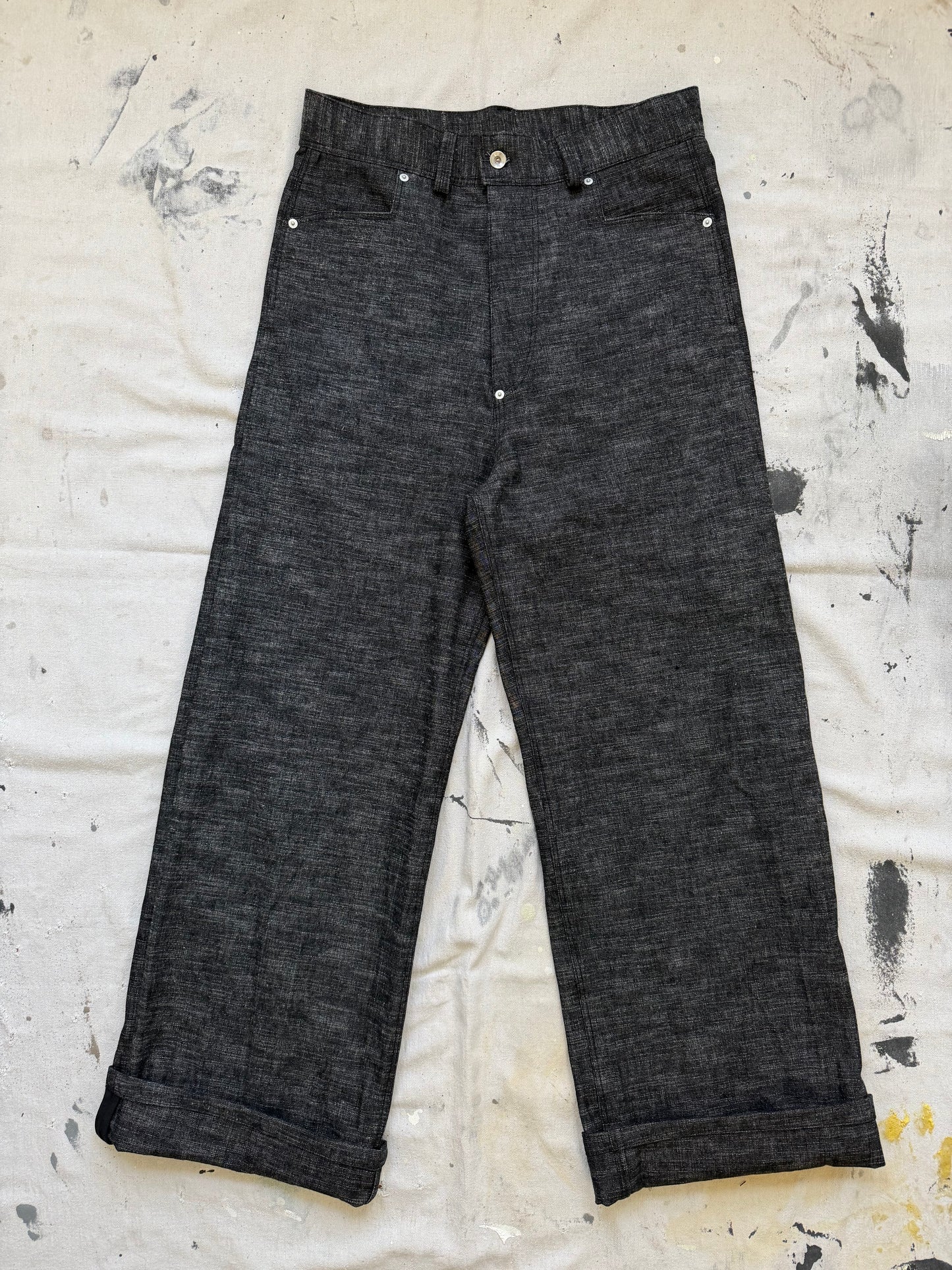 Slub Denim Buckleback Friskos [34x32]