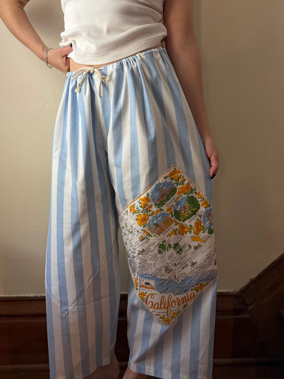 California Striped Beach Pants [OS]