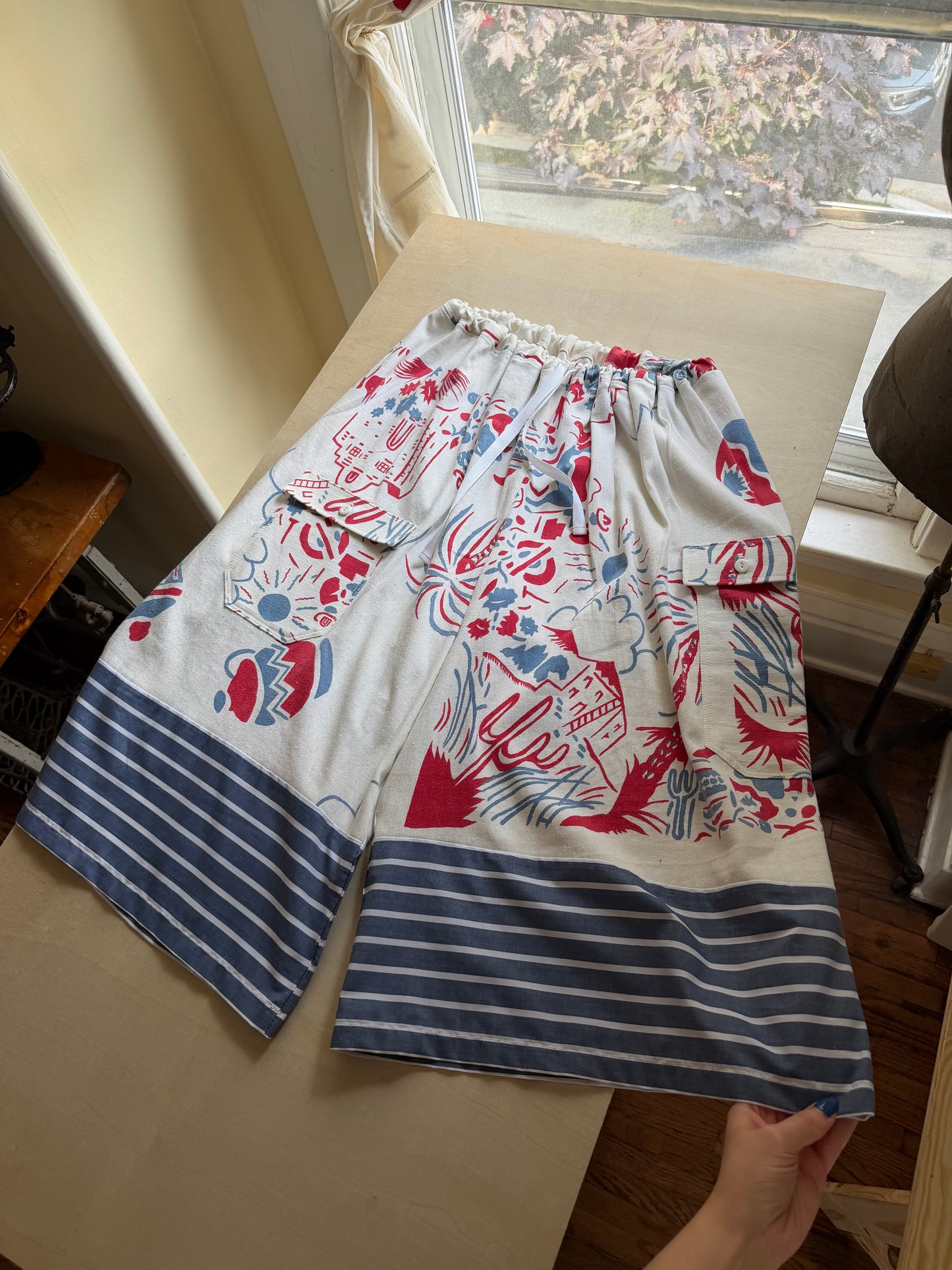 Southwestern Culotte Beach Pants [L/XL]