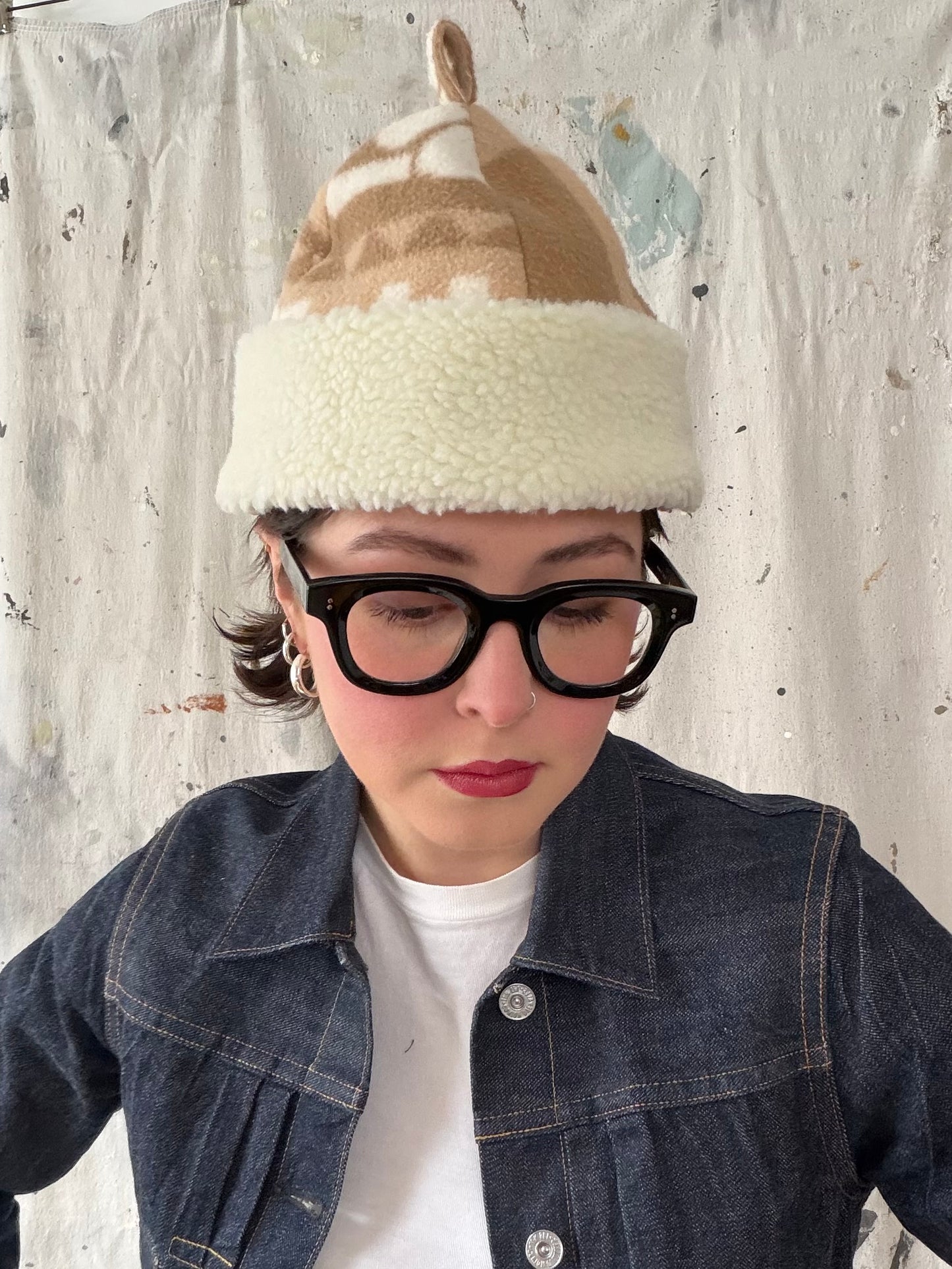 Camp Blanket Sherpa Beanie [S/M]