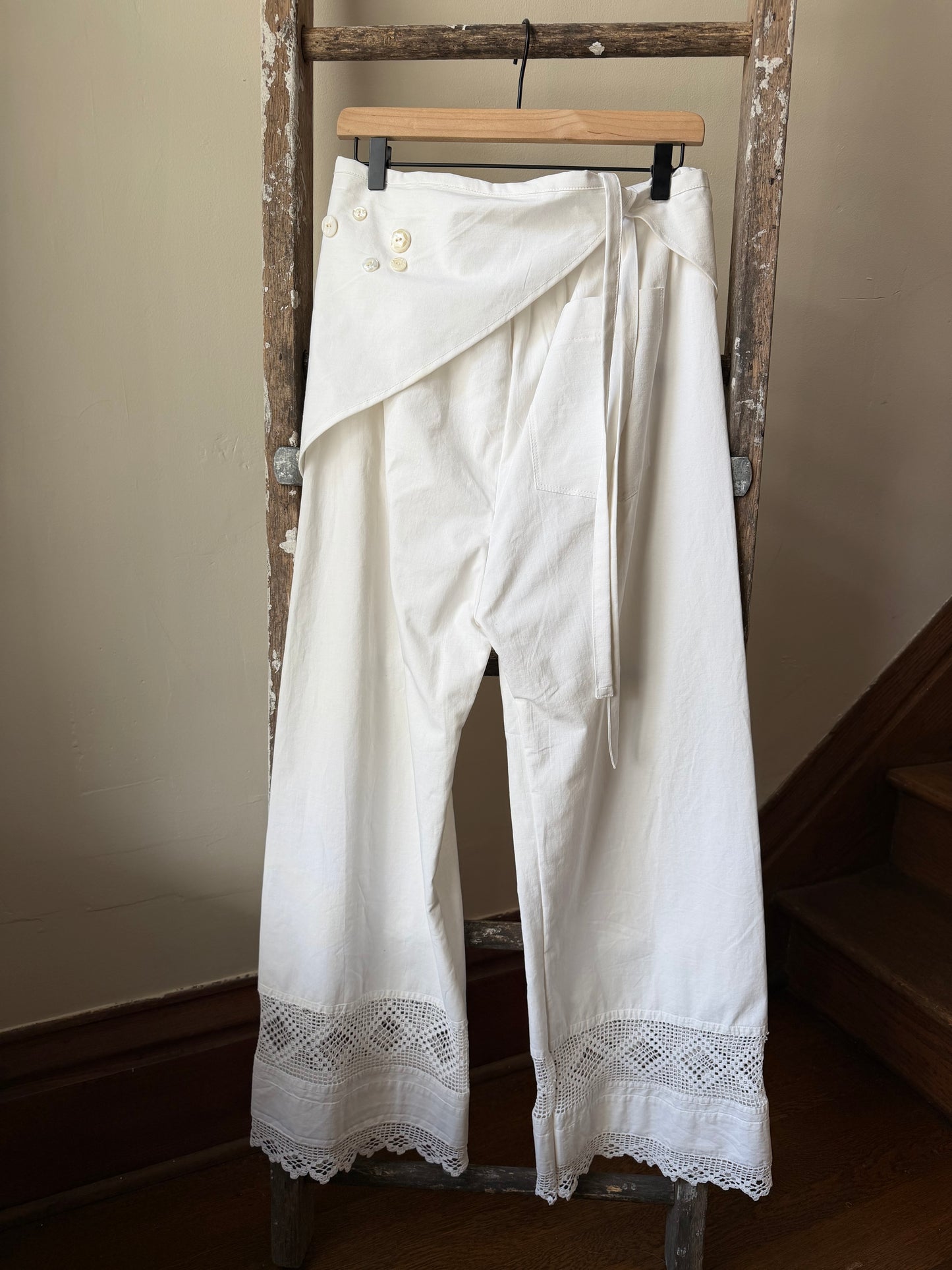 Double Crochet Hem Bloomer Pants w/ Apron [M/L]