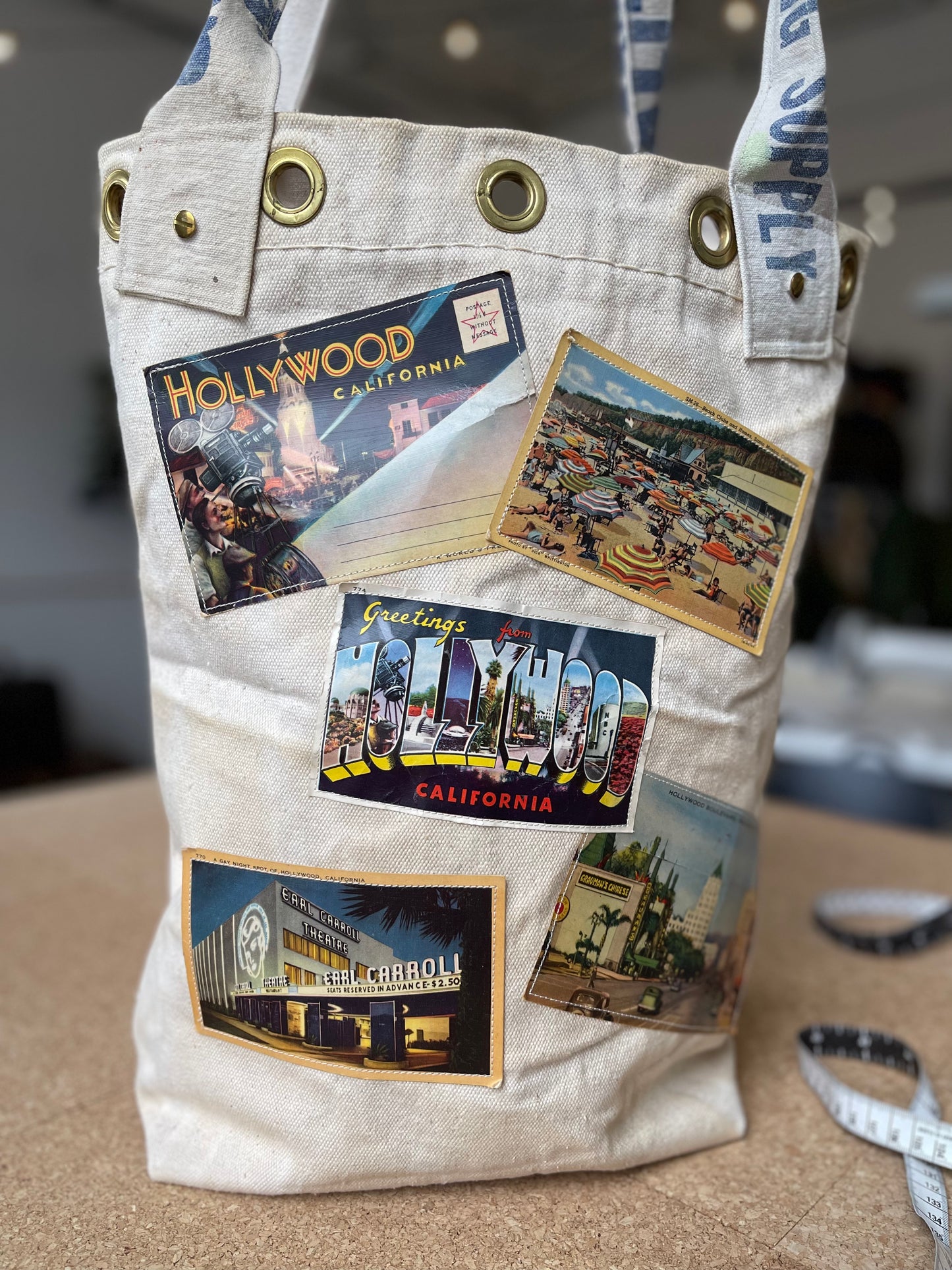 Hollywood Postcard Tote