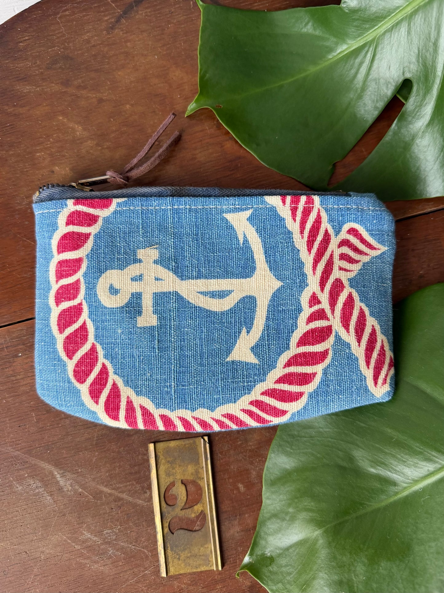 Nautical Zipper Pouches