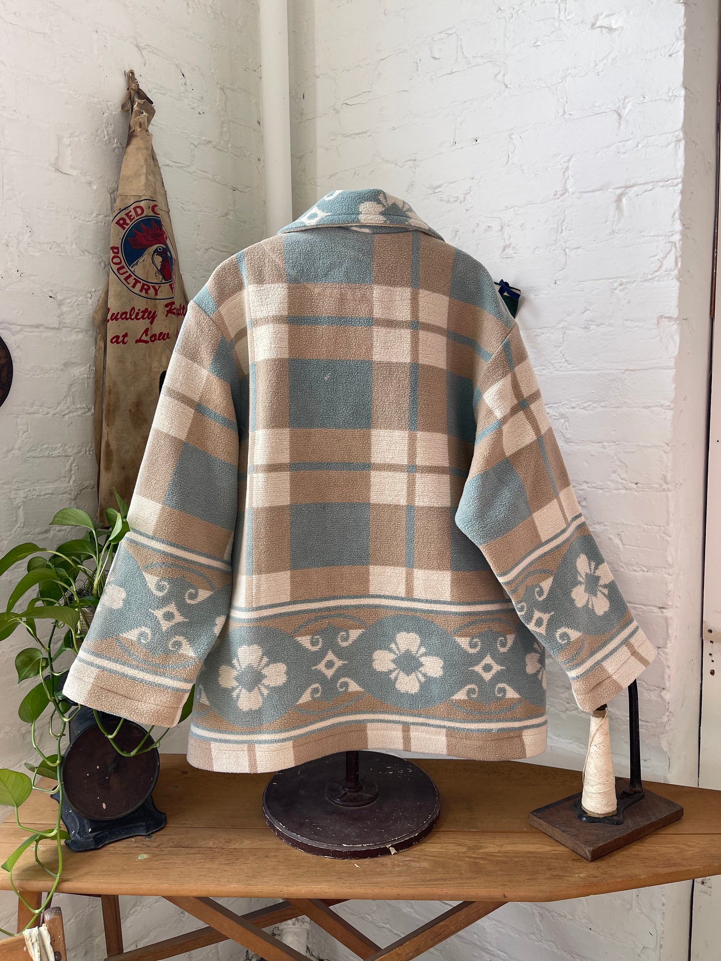 Blue Camp Blanket Jacket [L]