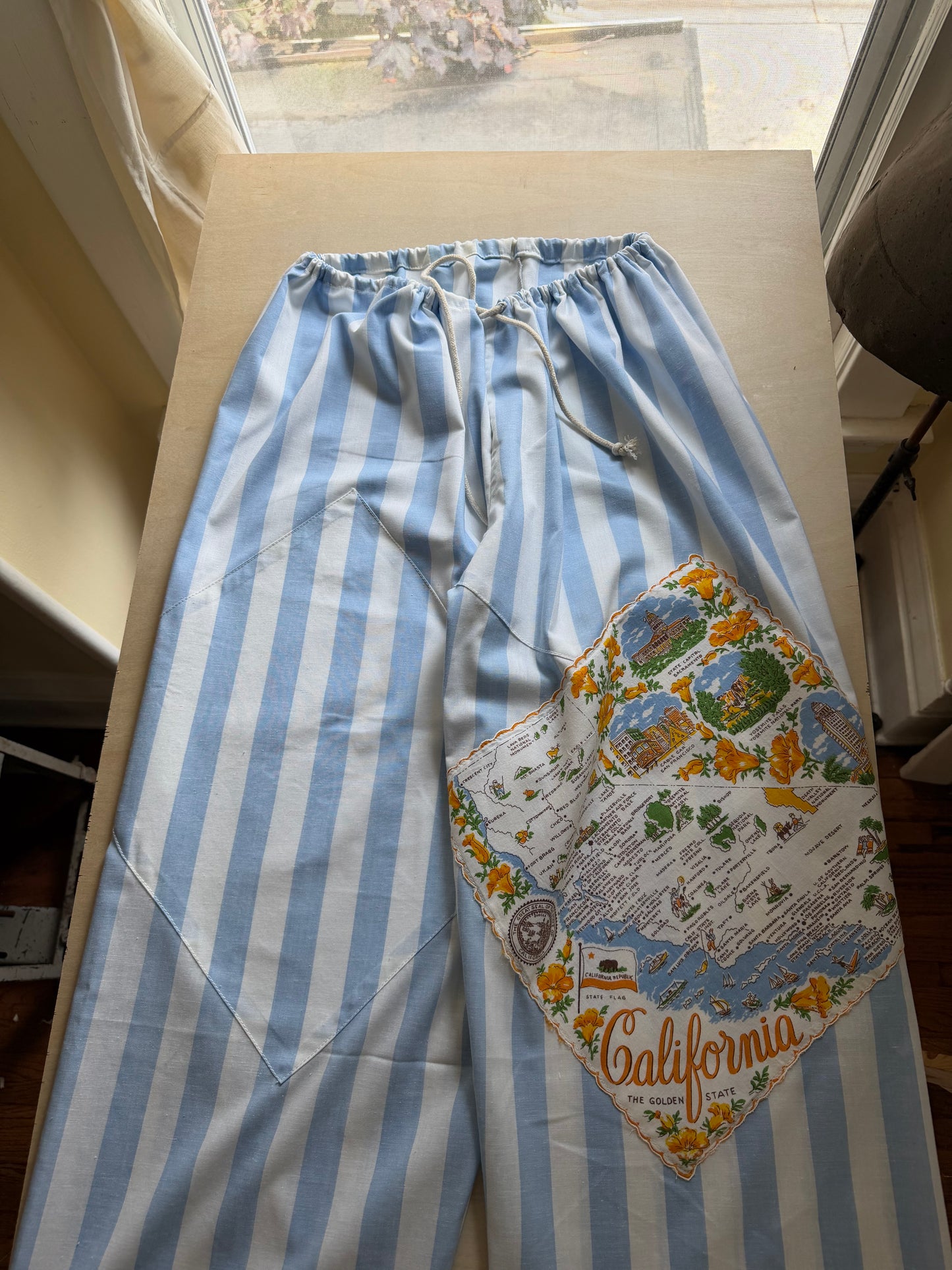 California Striped Beach Pants [OS]