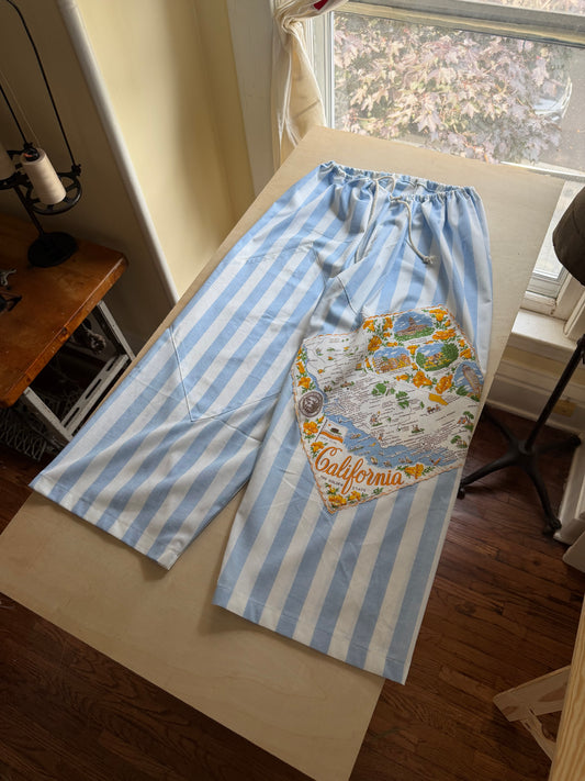 California Striped Beach Pants [OS]