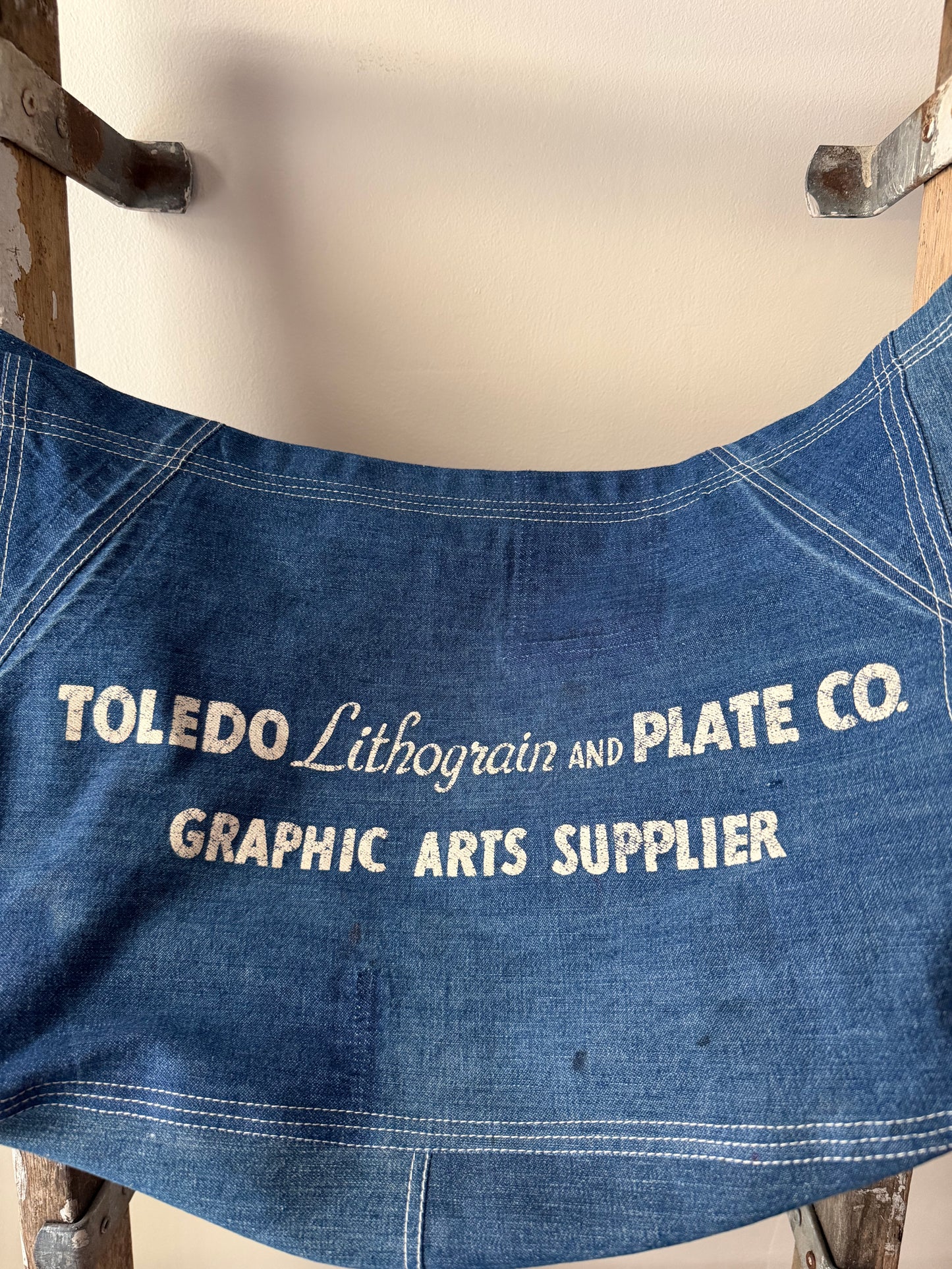 Toledo Denim Newspaper Bag