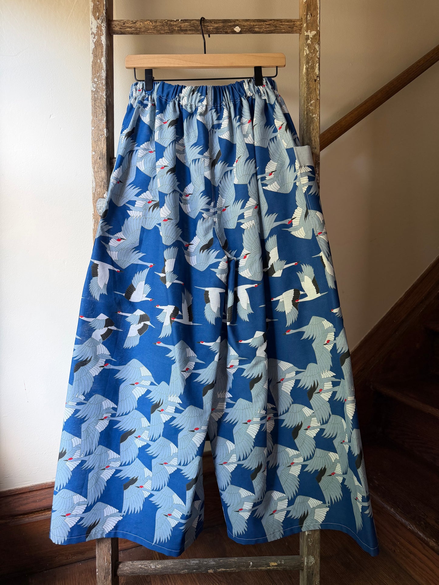 Crane Wide Leg Palazzo Pants [L]