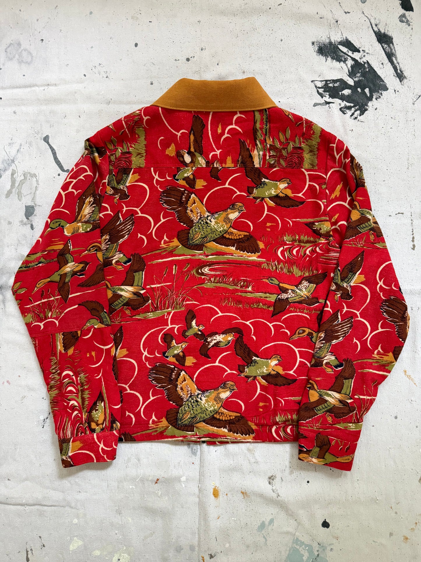 Red Duck Hunting Zip Up Jacket [L]