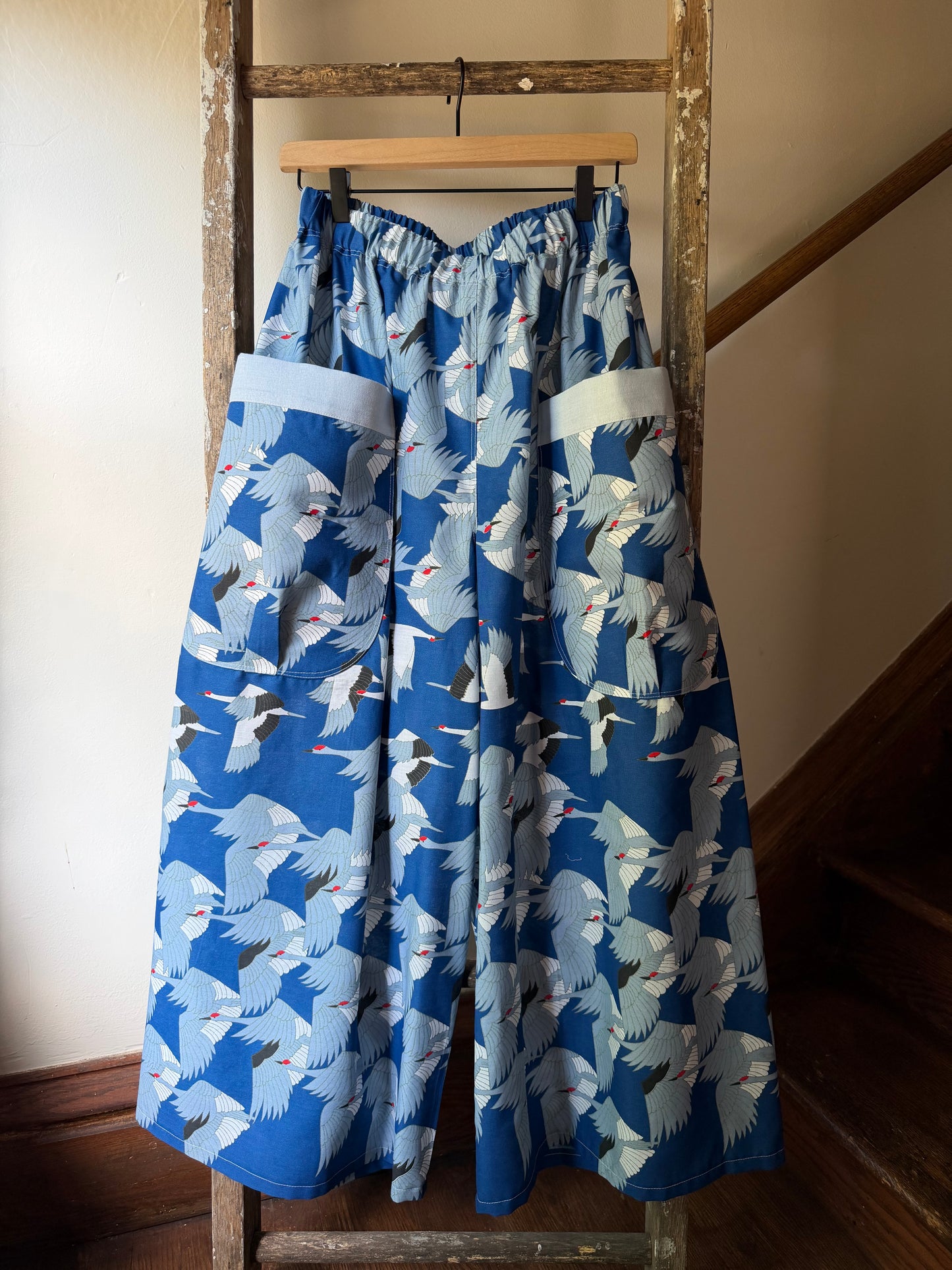 Crane Wide Leg Palazzo Pants [L]