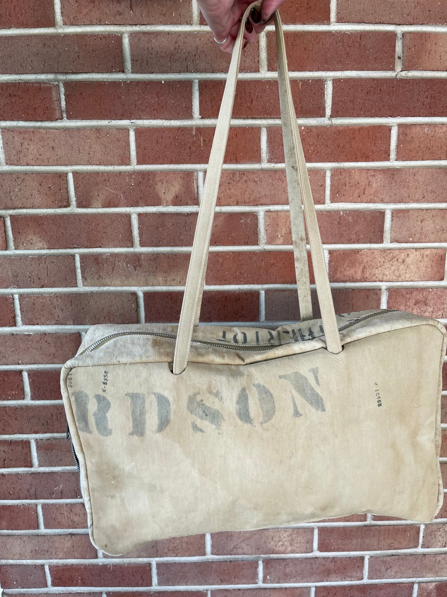 Stenciled Kit Bag