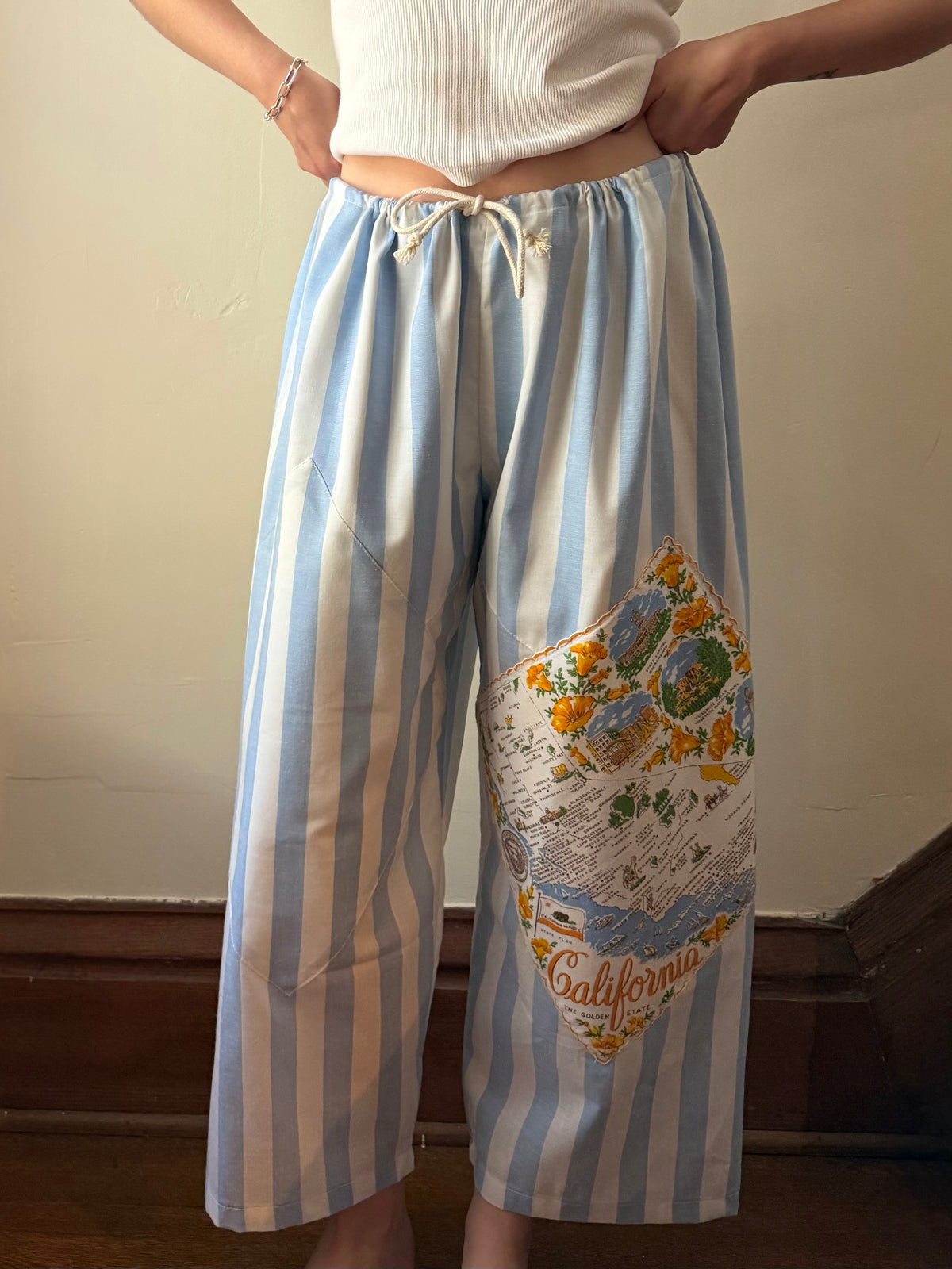 California Striped Beach Pants [OS]