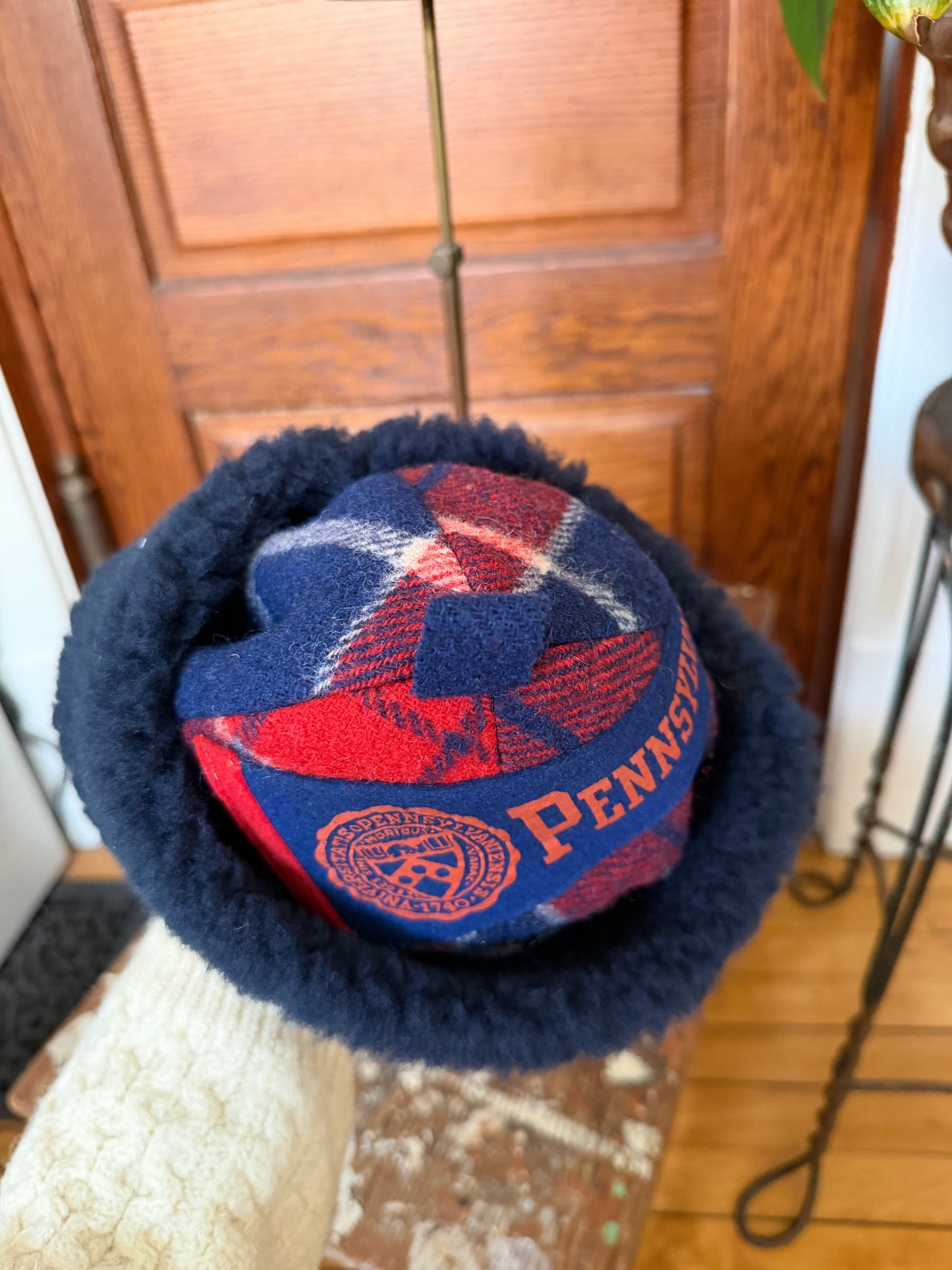 Pennant Plaid Beanie [S/M]