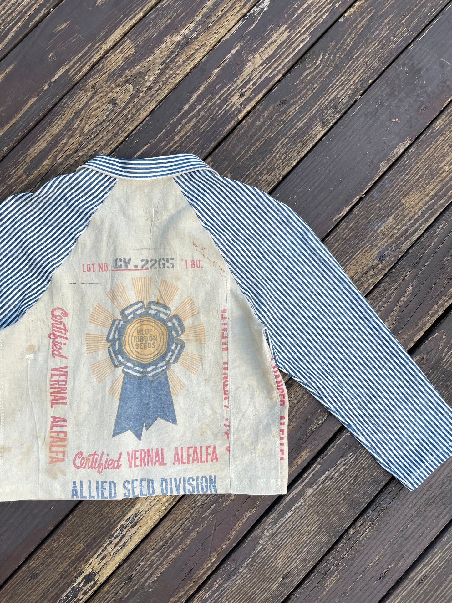 Blue Ribbon Feedsack Engineer Coat [S/M]