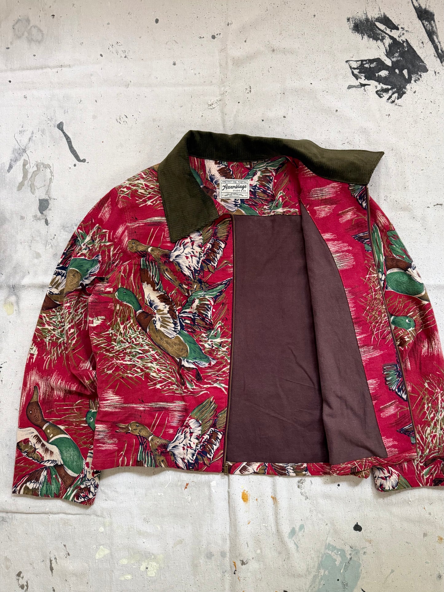 Maroon Mallard Jacket [S/M]