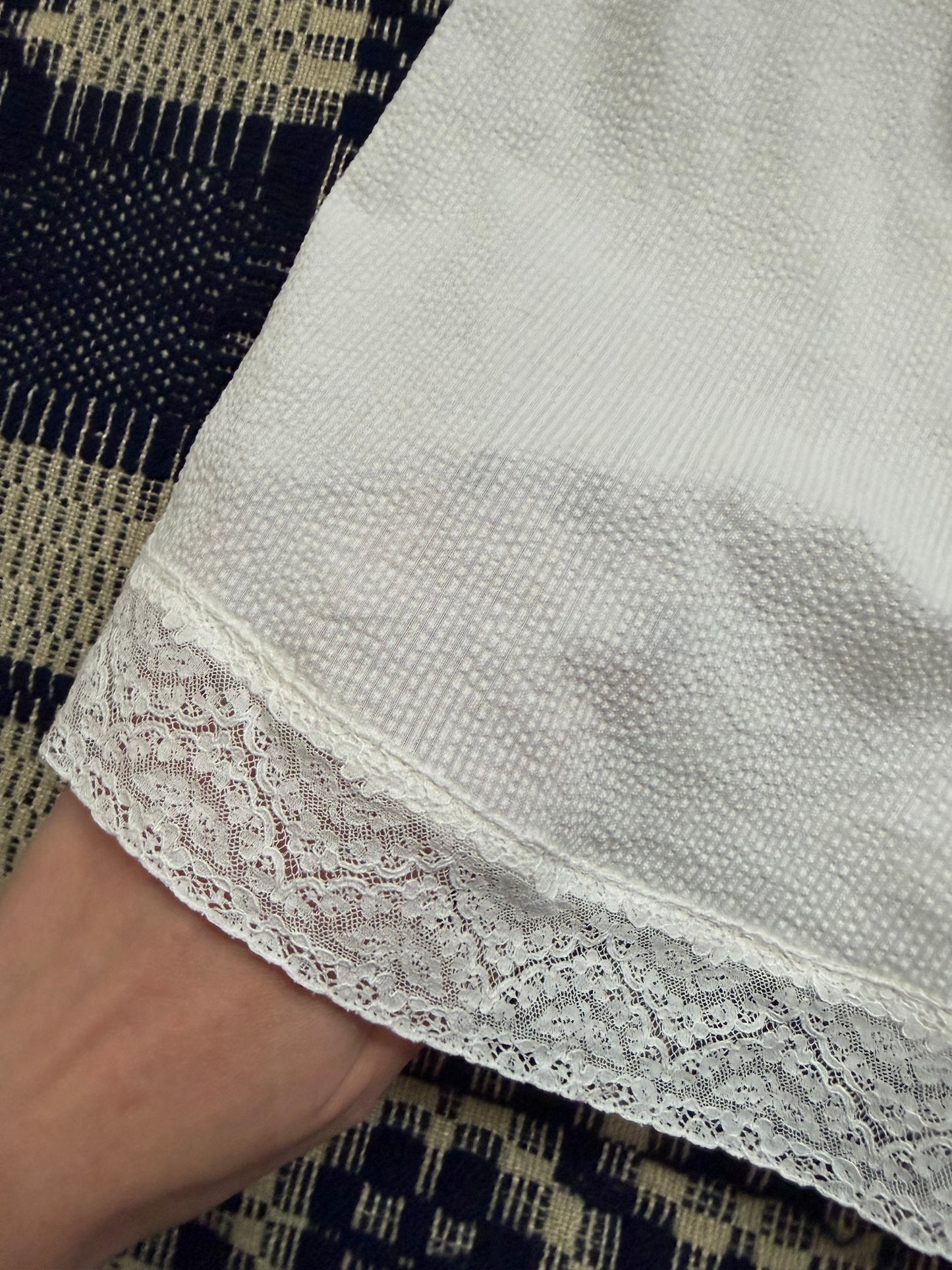 Lace Striped Bloomer Shorts [XS/S]