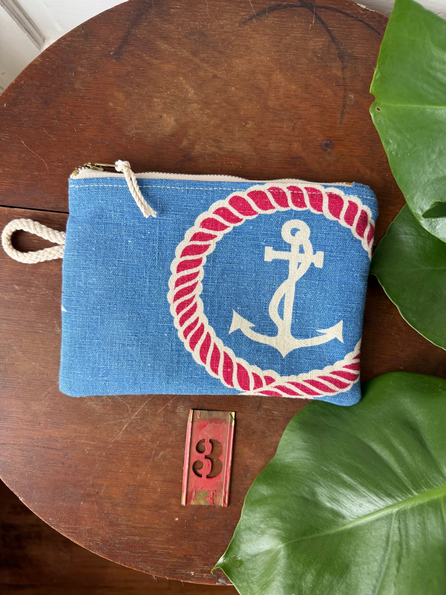 Nautical Zipper Pouches
