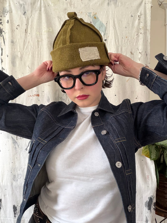Olive Military Watch Cap [M/L]