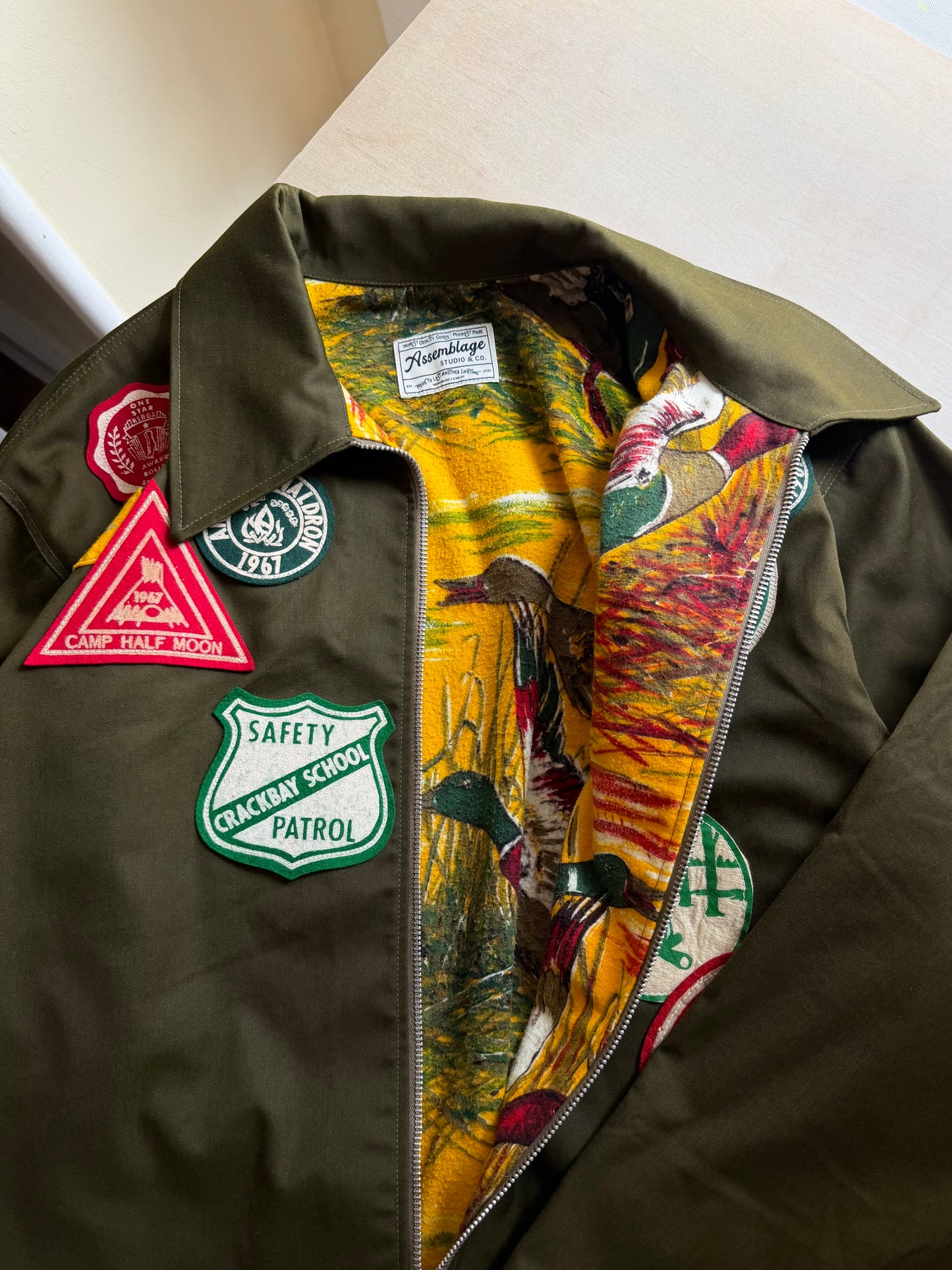 Olive Souvenir Camp Jacket [M]
