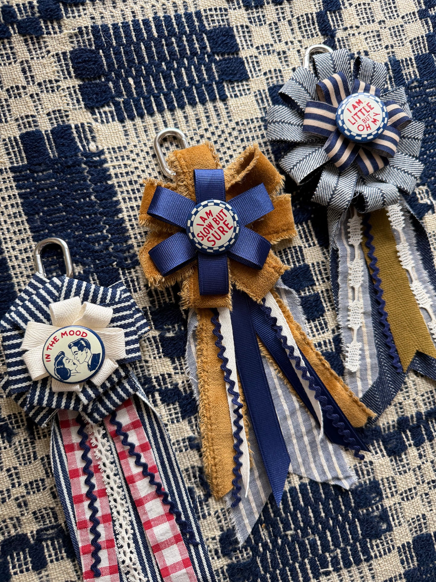 Carnival Pinback Prize Ribbons