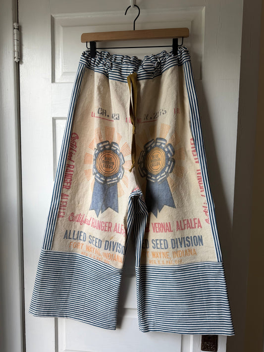 Blue Ribbon Feedsack Pants [M]